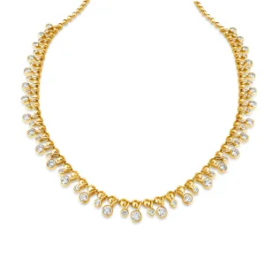 14KT Gold Diamond Luxe Alianna Shaker Necklace