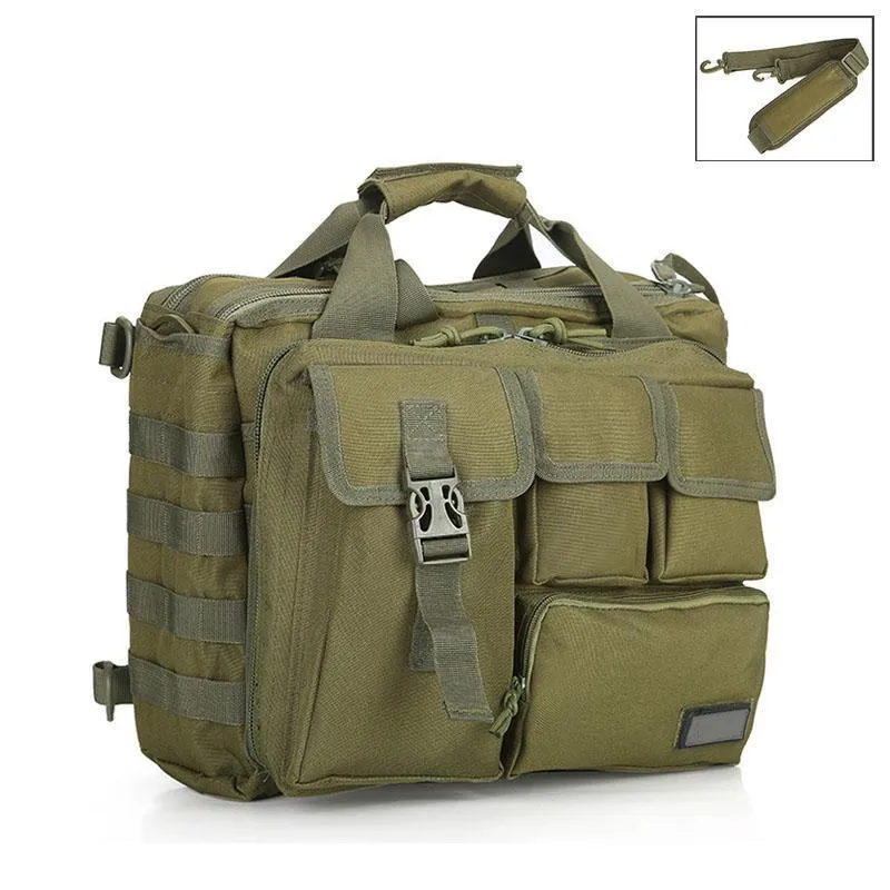 15'' Men's Molle Laptop Messenger Bag