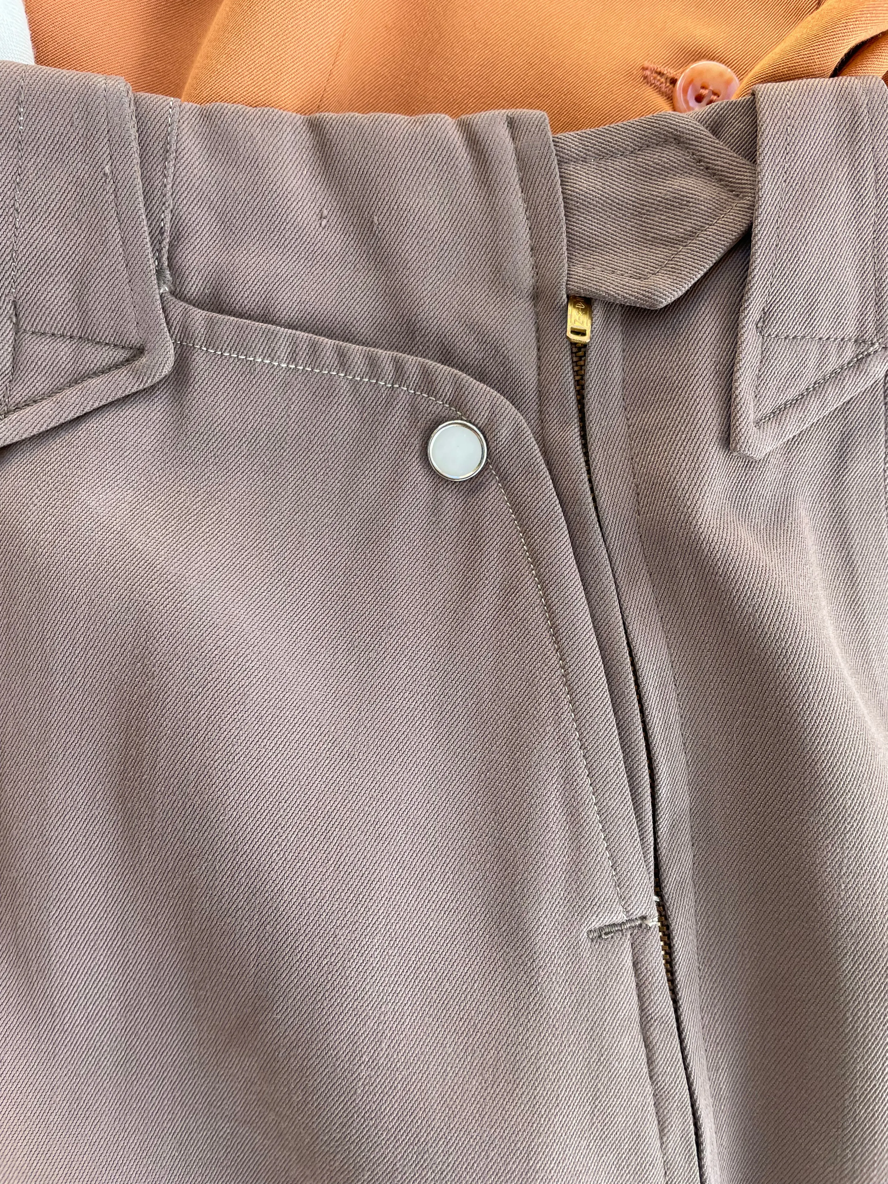 1940s ‘Saddle Sturdy Brand’ Gabardine Western Side Zip Trousers