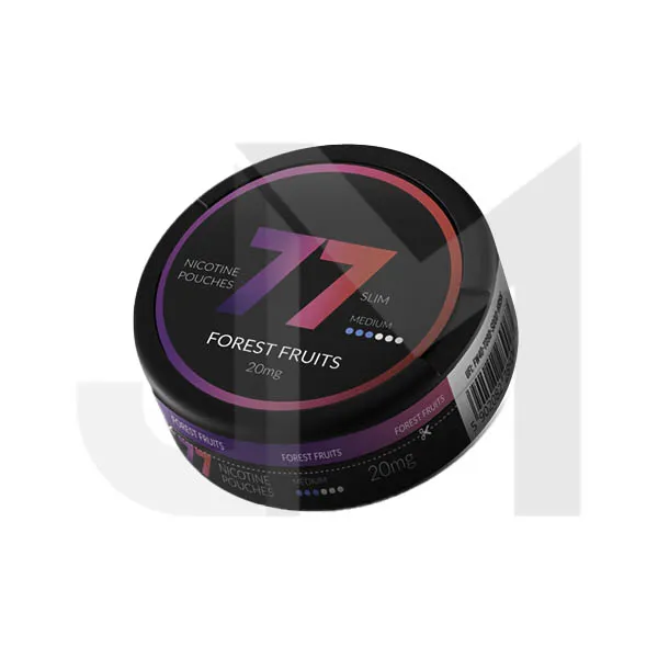 20mg 77 Slim Medium Nicotine Pouches - 20 Pouches