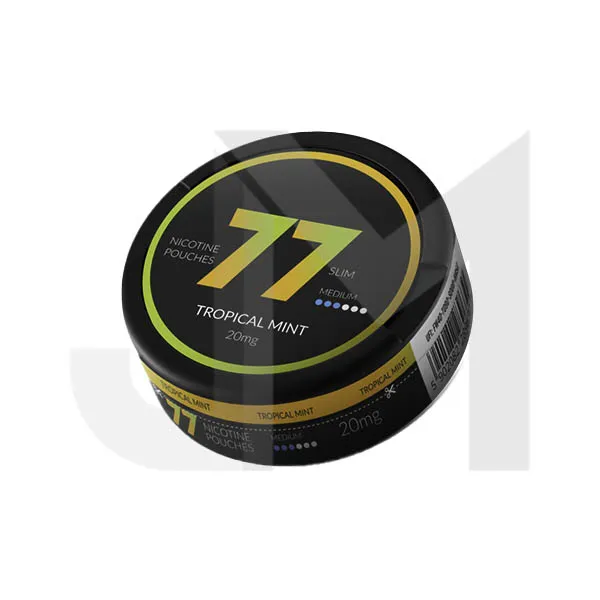 20mg 77 Slim Medium Nicotine Pouches - 20 Pouches