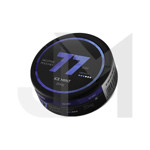 20mg 77 Slim Medium Nicotine Pouches - 20 Pouches