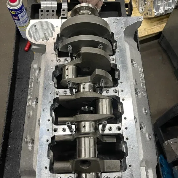 555ci Blown, Fuel Injected BBC, Hydraulic Roller Engine - Complete
