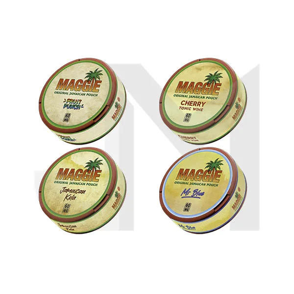 60mg Maggie Extreme Nicotine Pouches - 20 Pouches