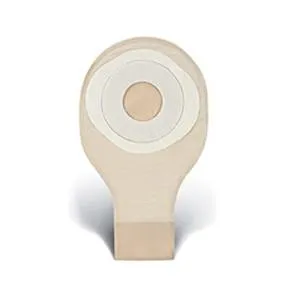 ActiveLife® One-Piece Stomahesive® Skin Barrier, Pre-Cut Stoma Opening 3/4" (19mm), Drainable Pouch, Transparent 12" (30.5cm), Tail Clip - Box of 10