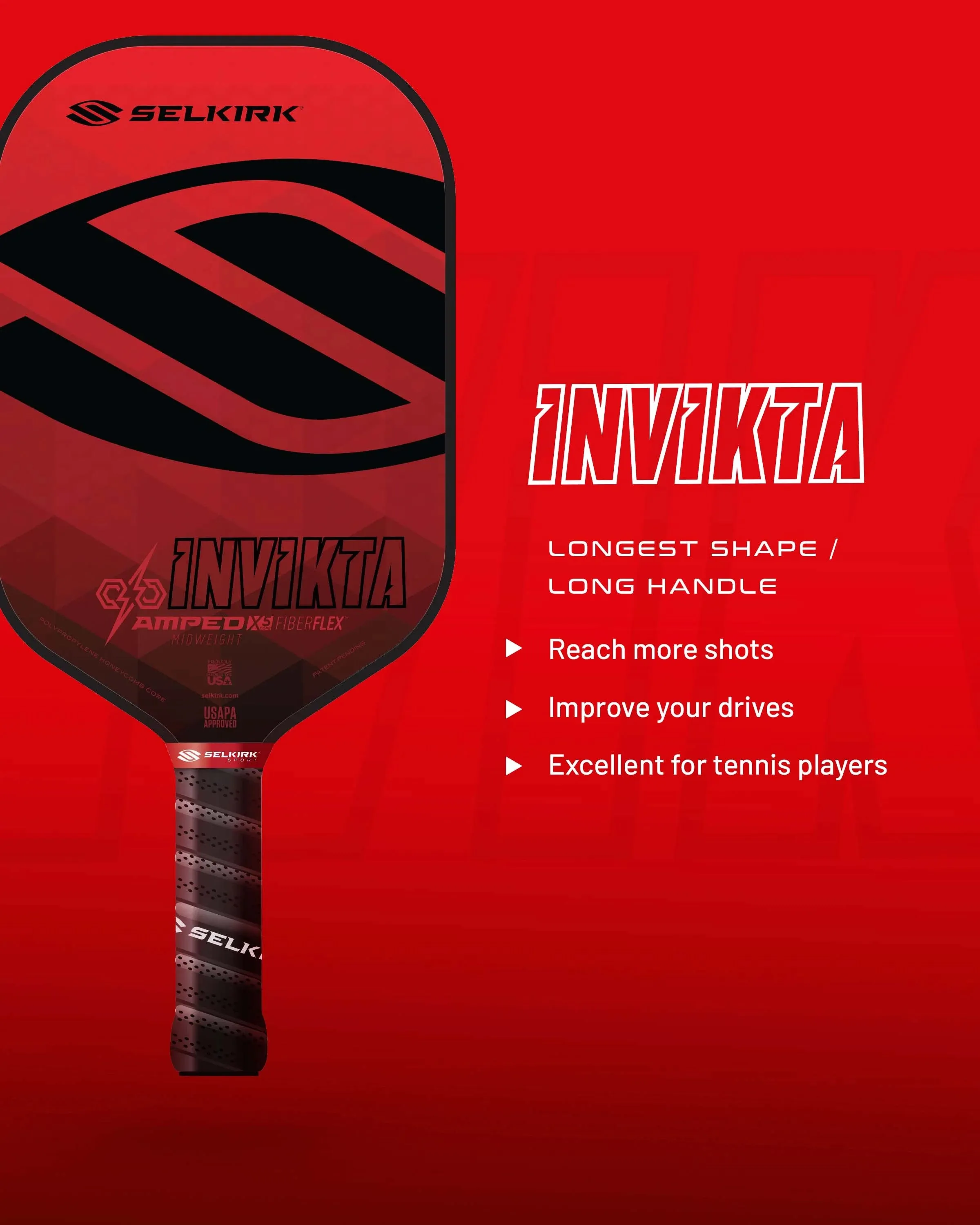 AMPED Invikta Pickleball Paddle