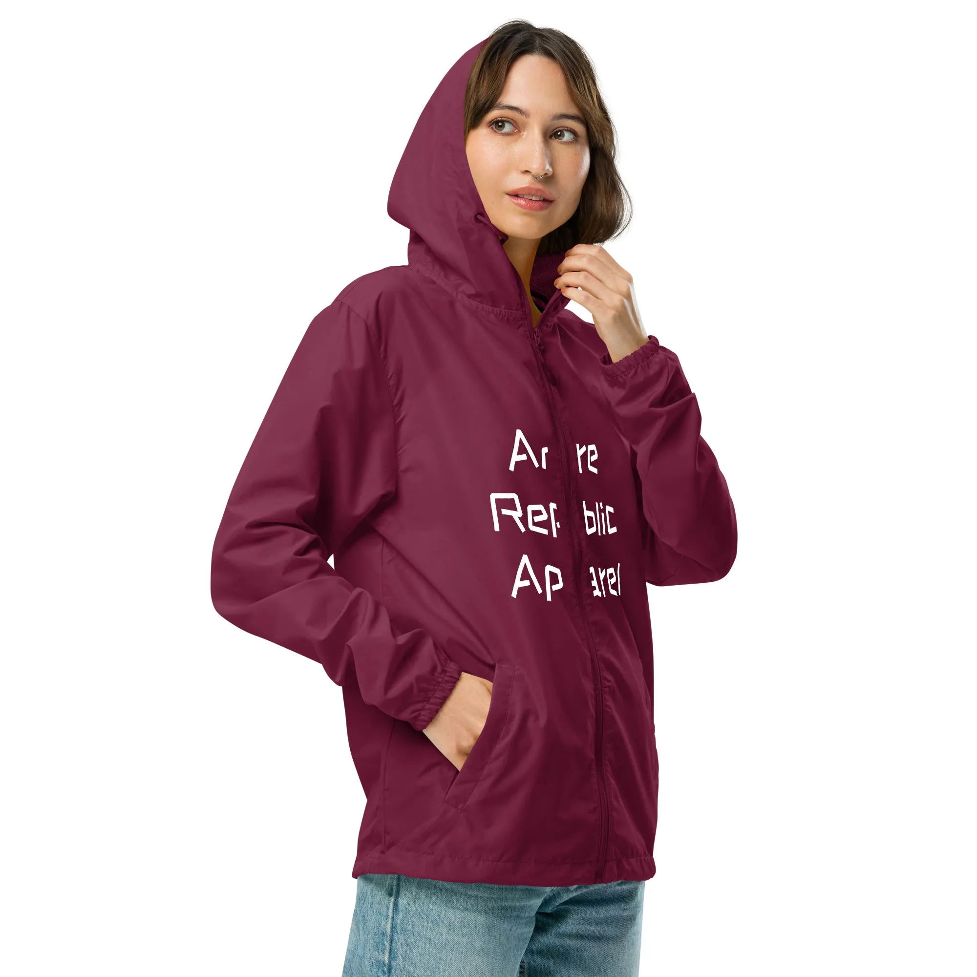 Andre Republic Unisex lightweight zip up windbreaker