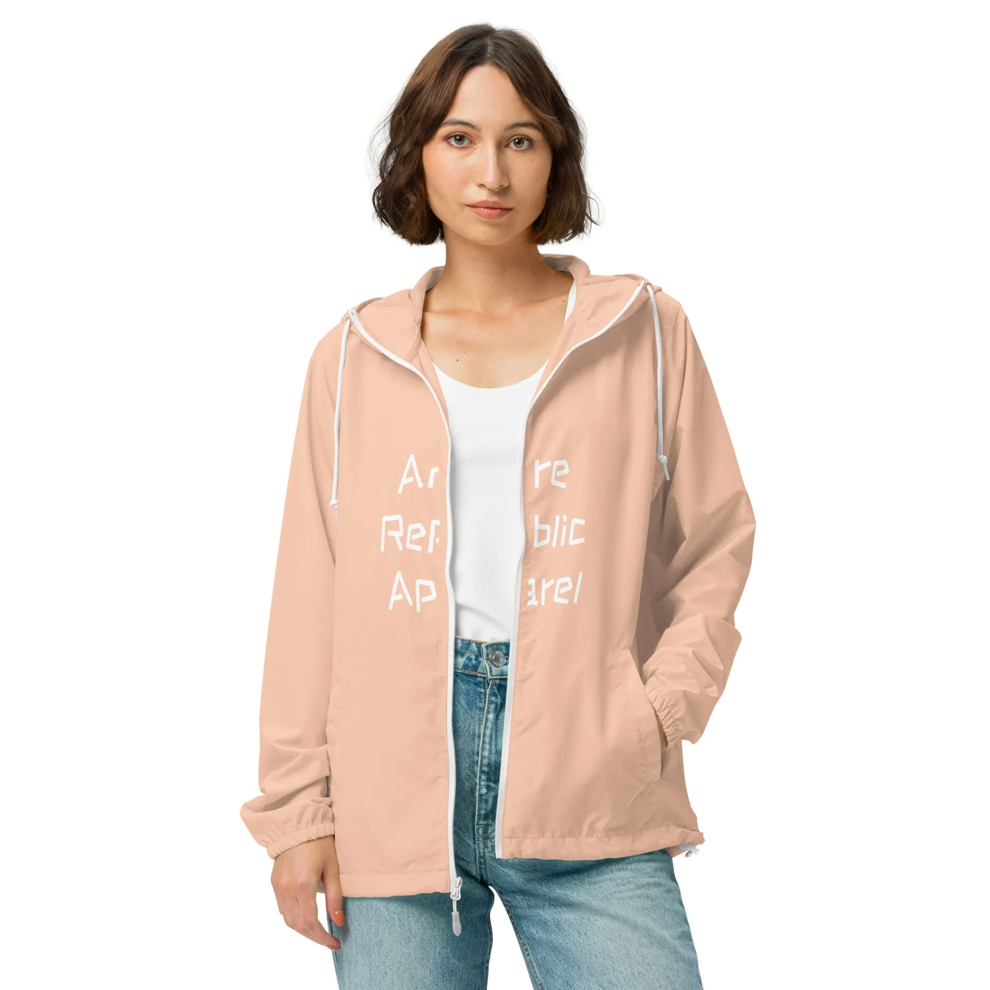 Andre Republic Unisex lightweight zip up windbreaker