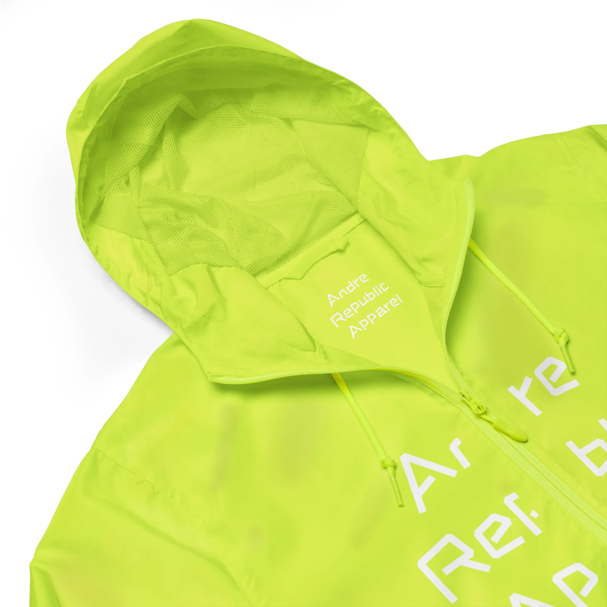 Andre Republic Unisex lightweight zip up windbreaker