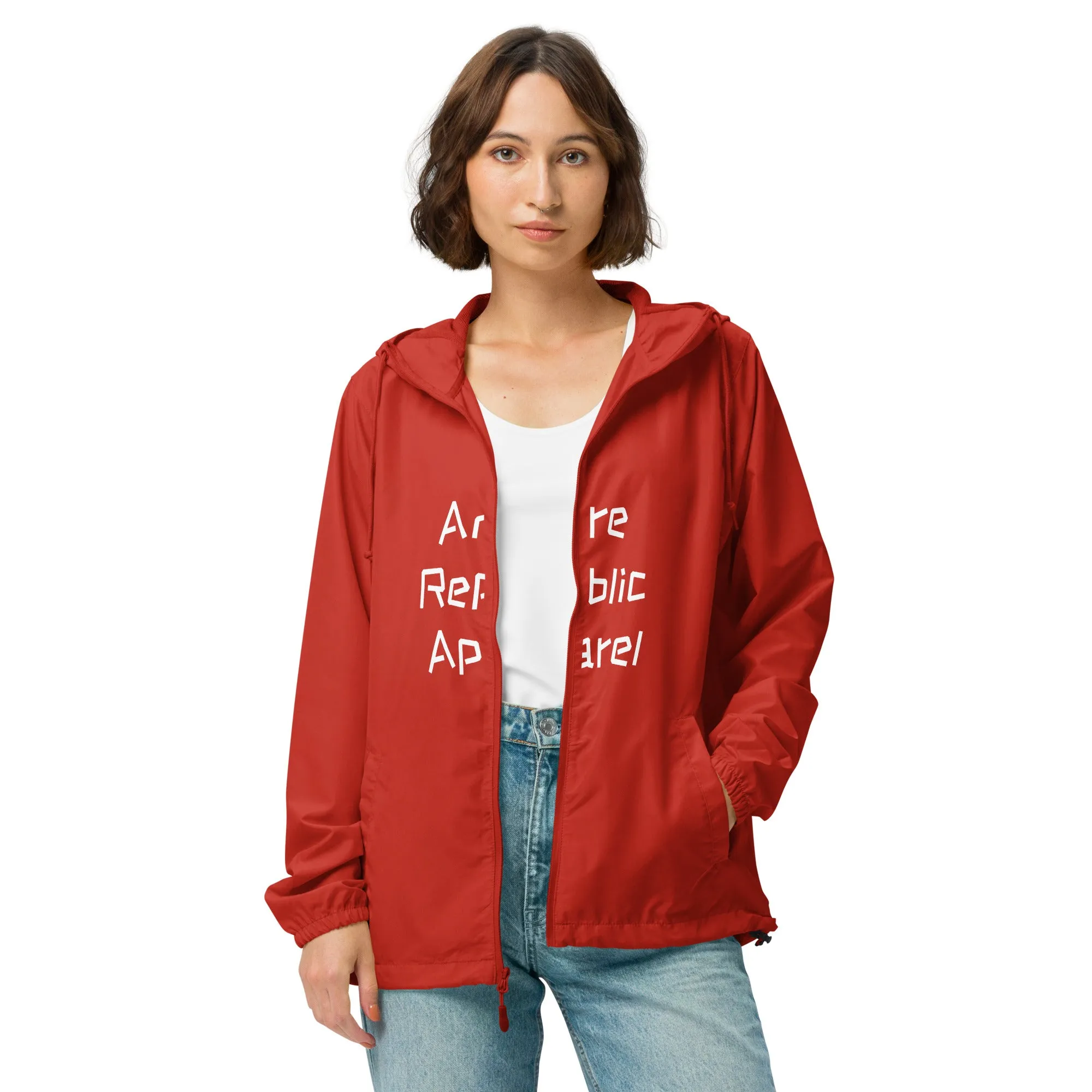 Andre Republic Unisex lightweight zip up windbreaker