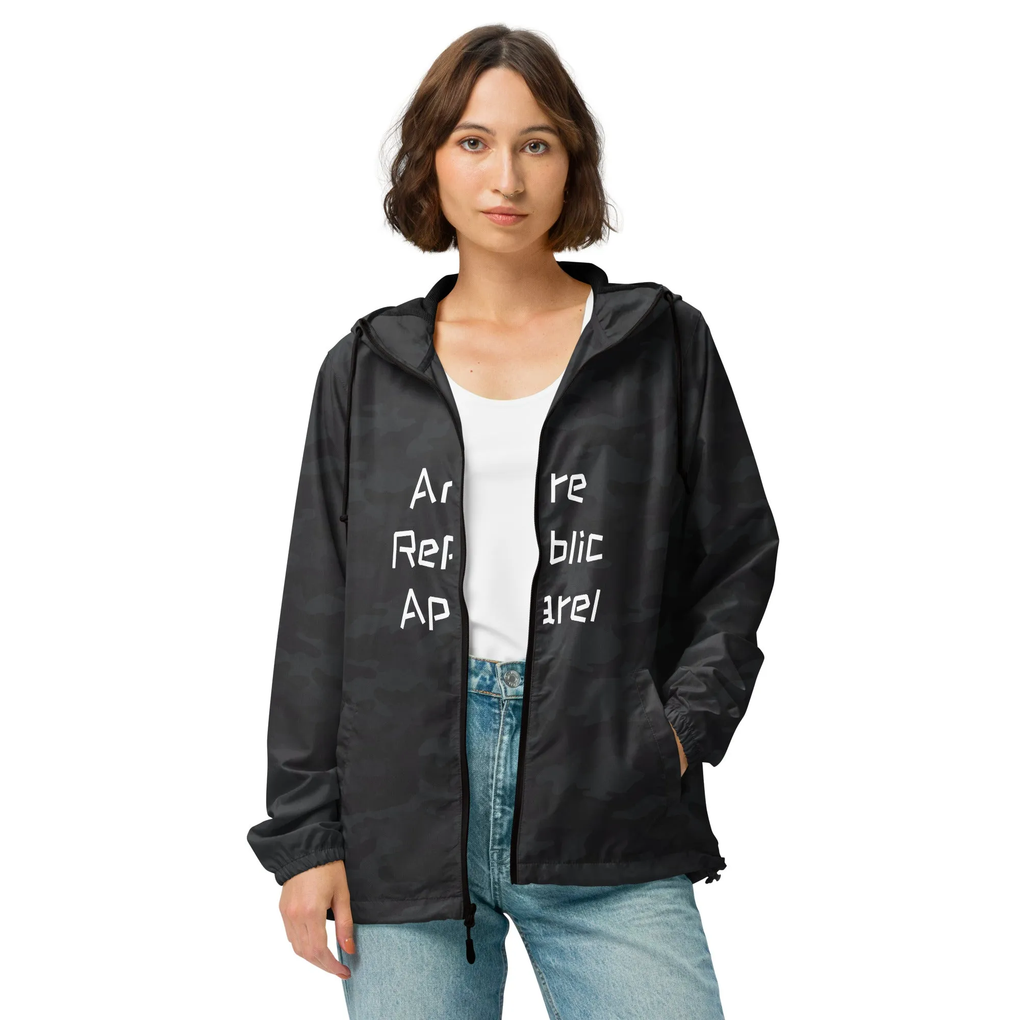 Andre Republic Unisex lightweight zip up windbreaker