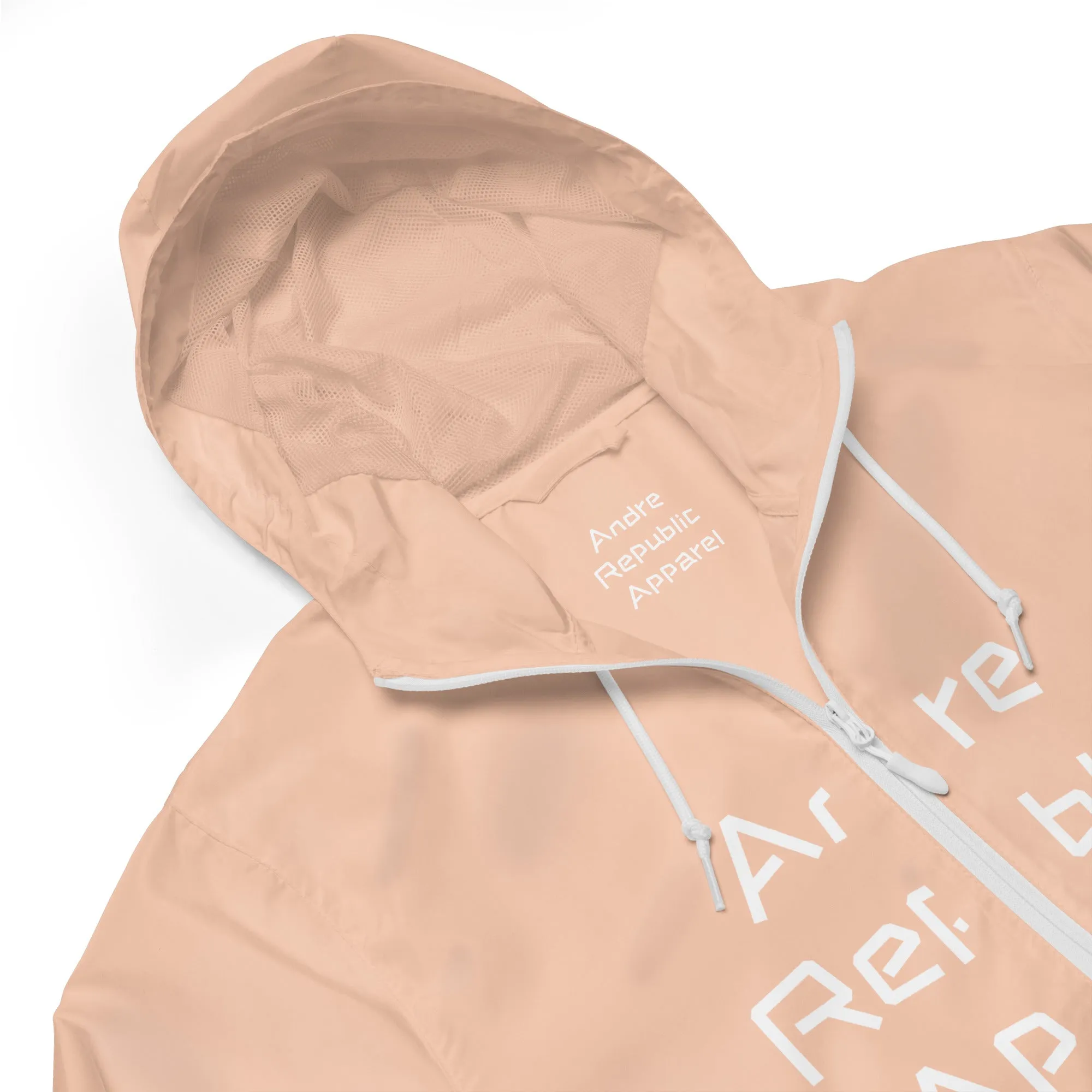 Andre Republic Unisex lightweight zip up windbreaker