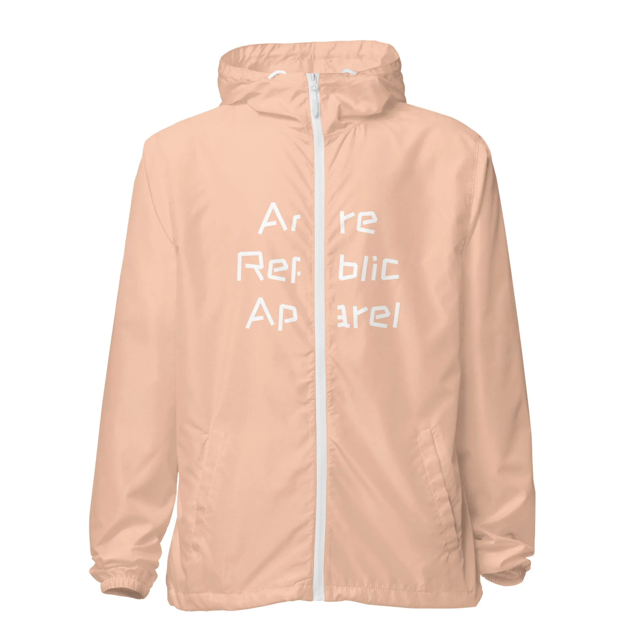 Andre Republic Unisex lightweight zip up windbreaker
