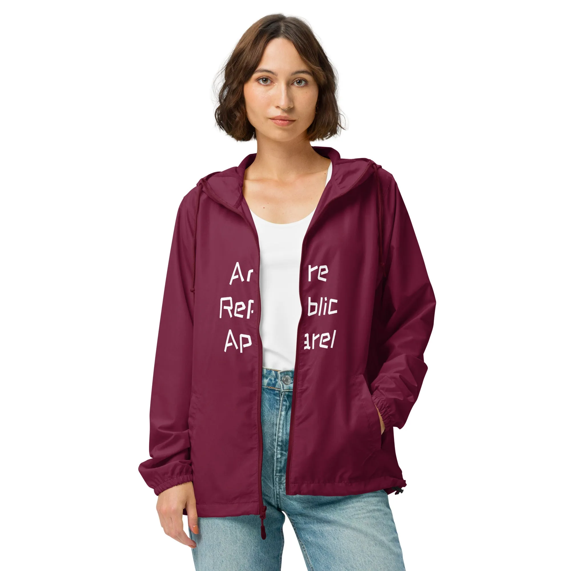 Andre Republic Unisex lightweight zip up windbreaker