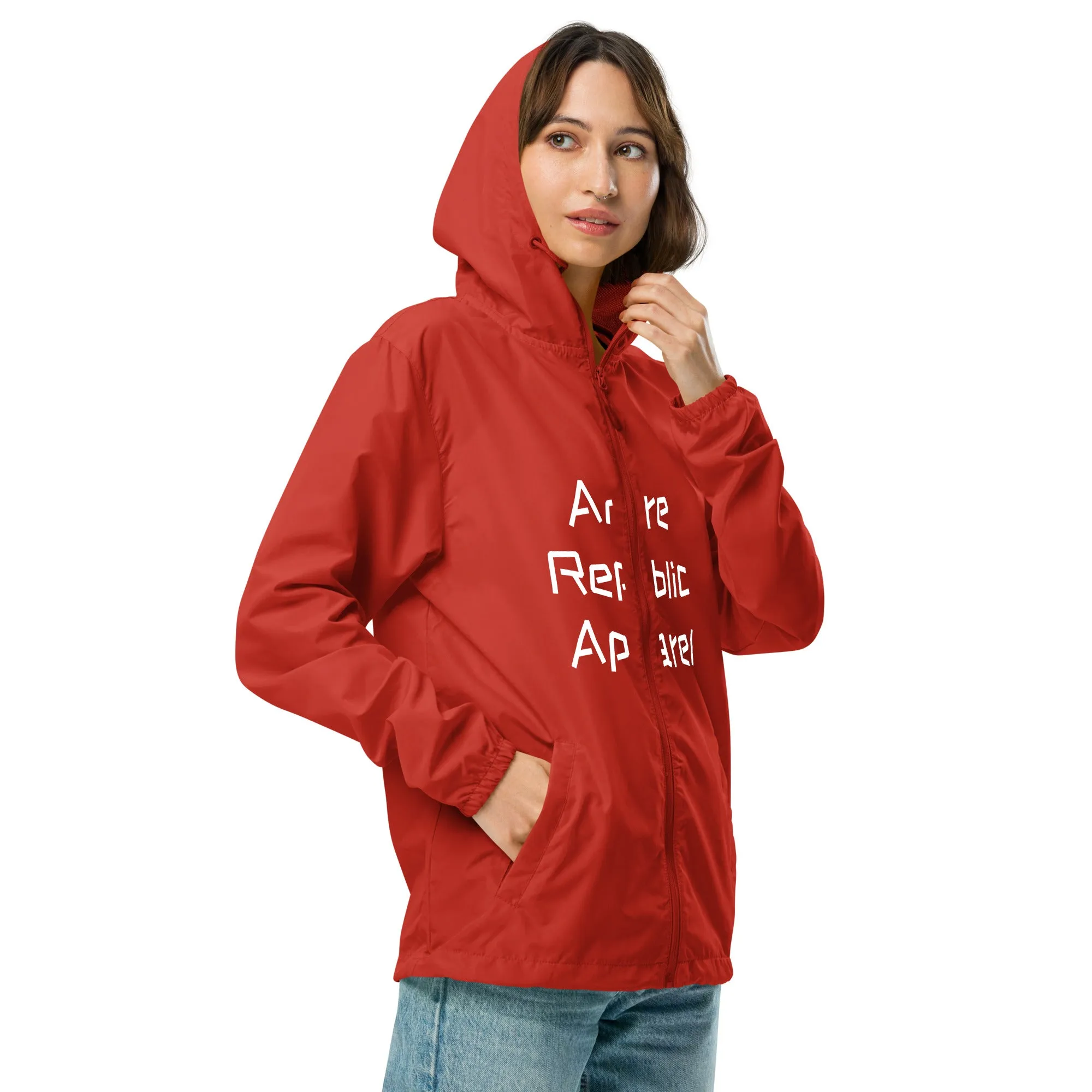 Andre Republic Unisex lightweight zip up windbreaker
