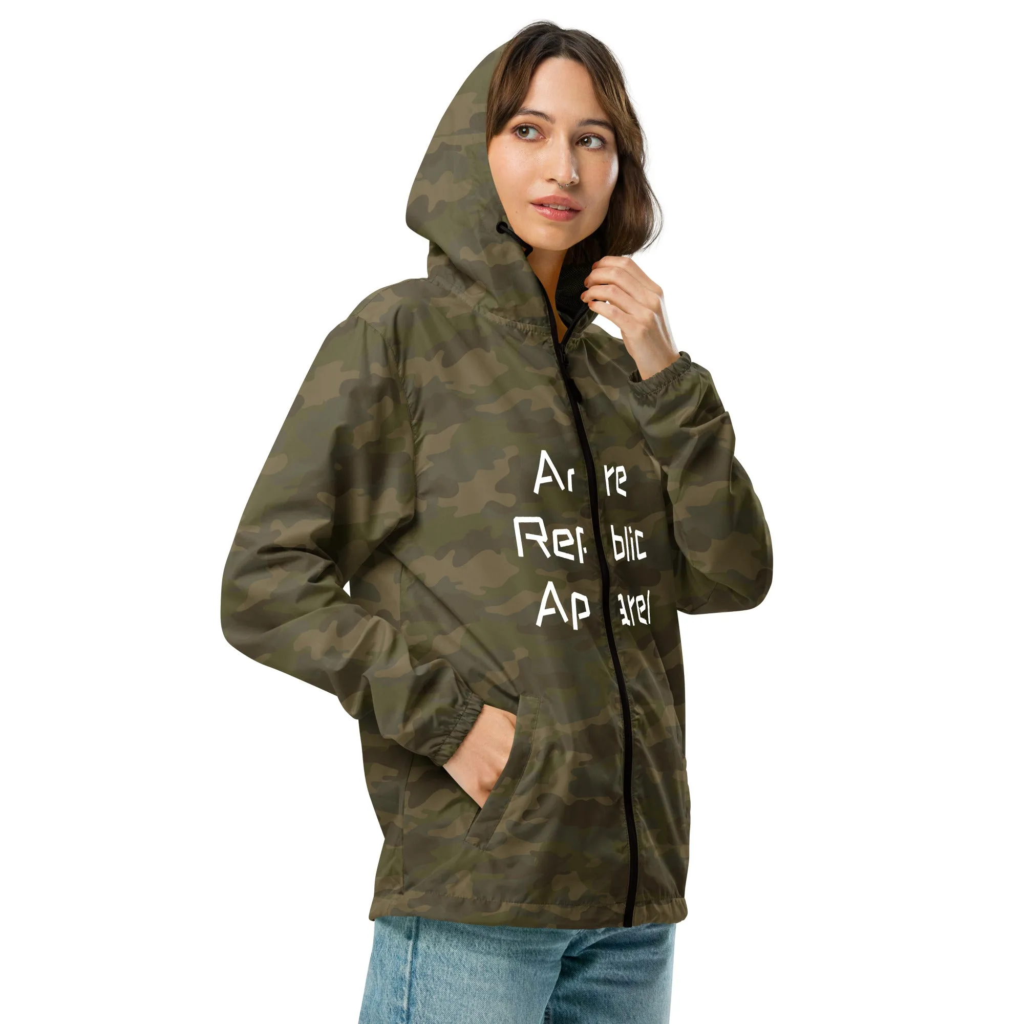 Andre Republic Unisex lightweight zip up windbreaker