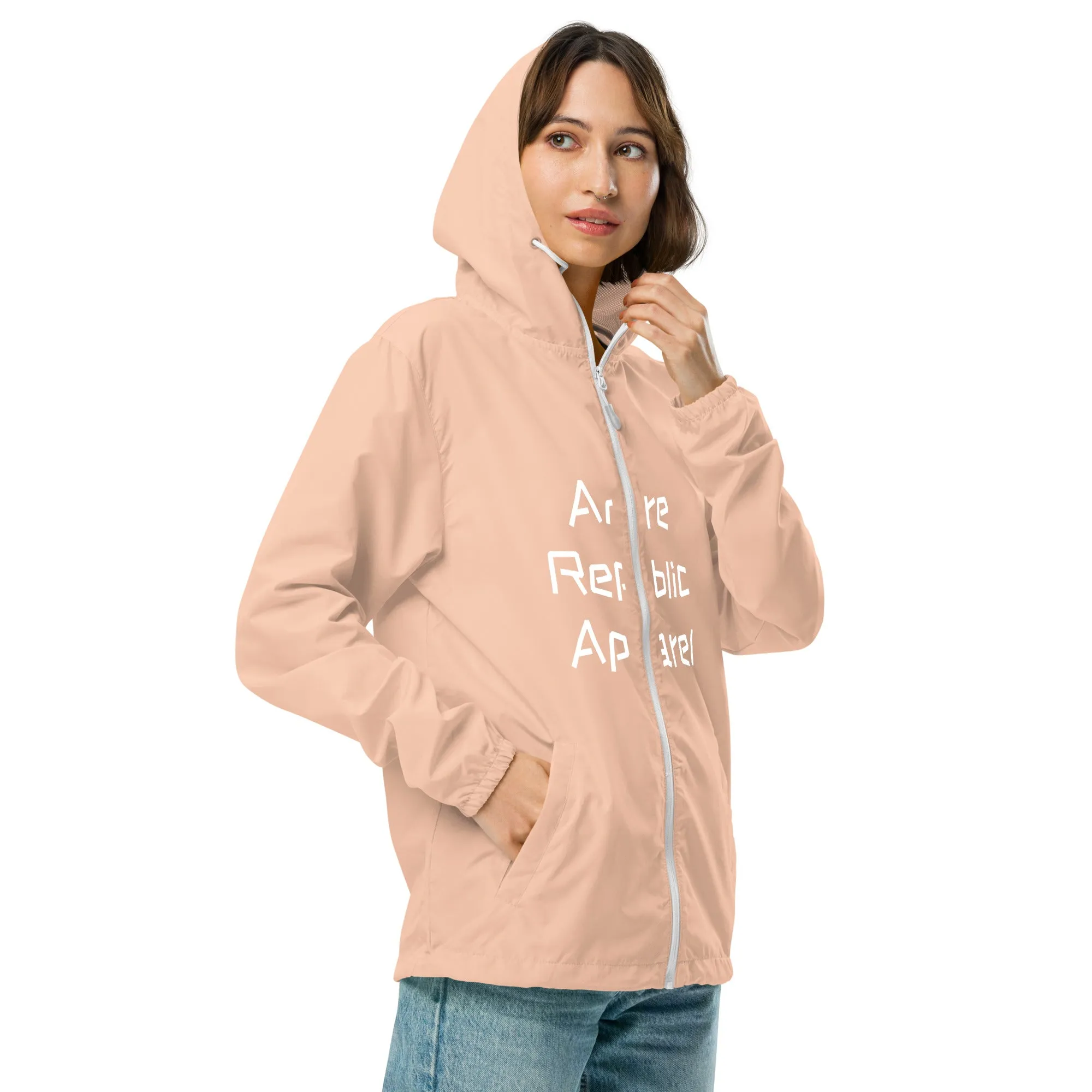 Andre Republic Unisex lightweight zip up windbreaker