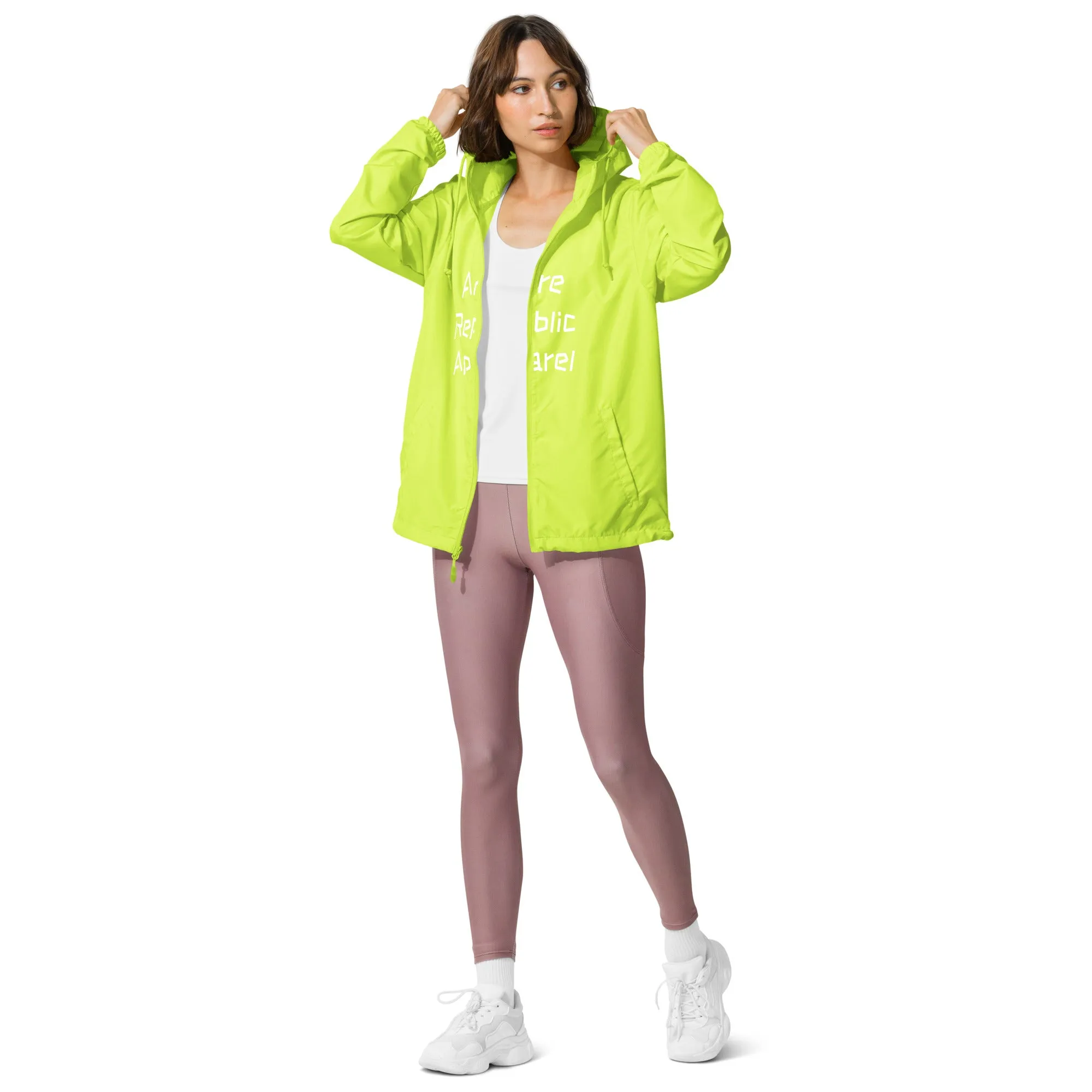 Andre Republic Unisex lightweight zip up windbreaker