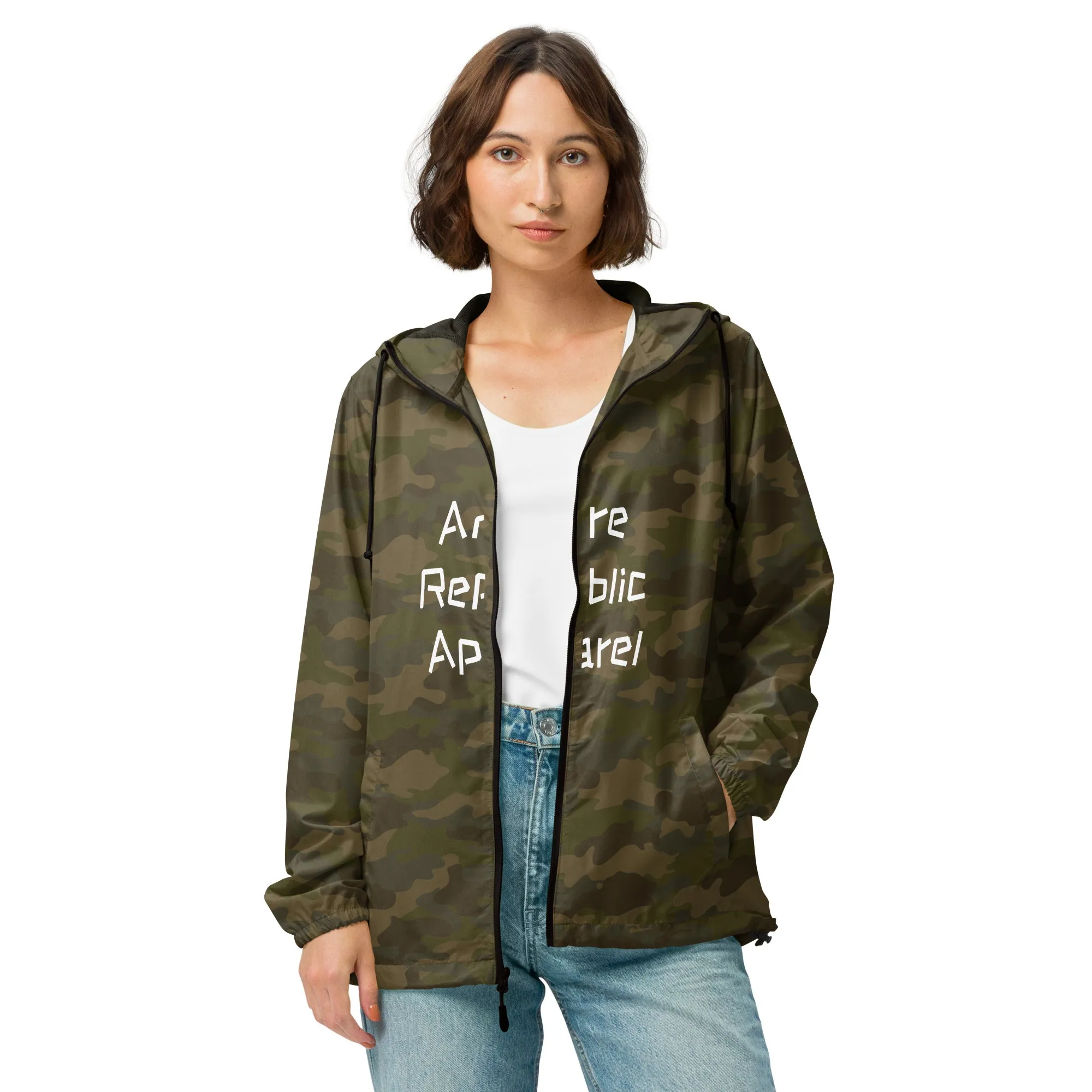 Andre Republic Unisex lightweight zip up windbreaker