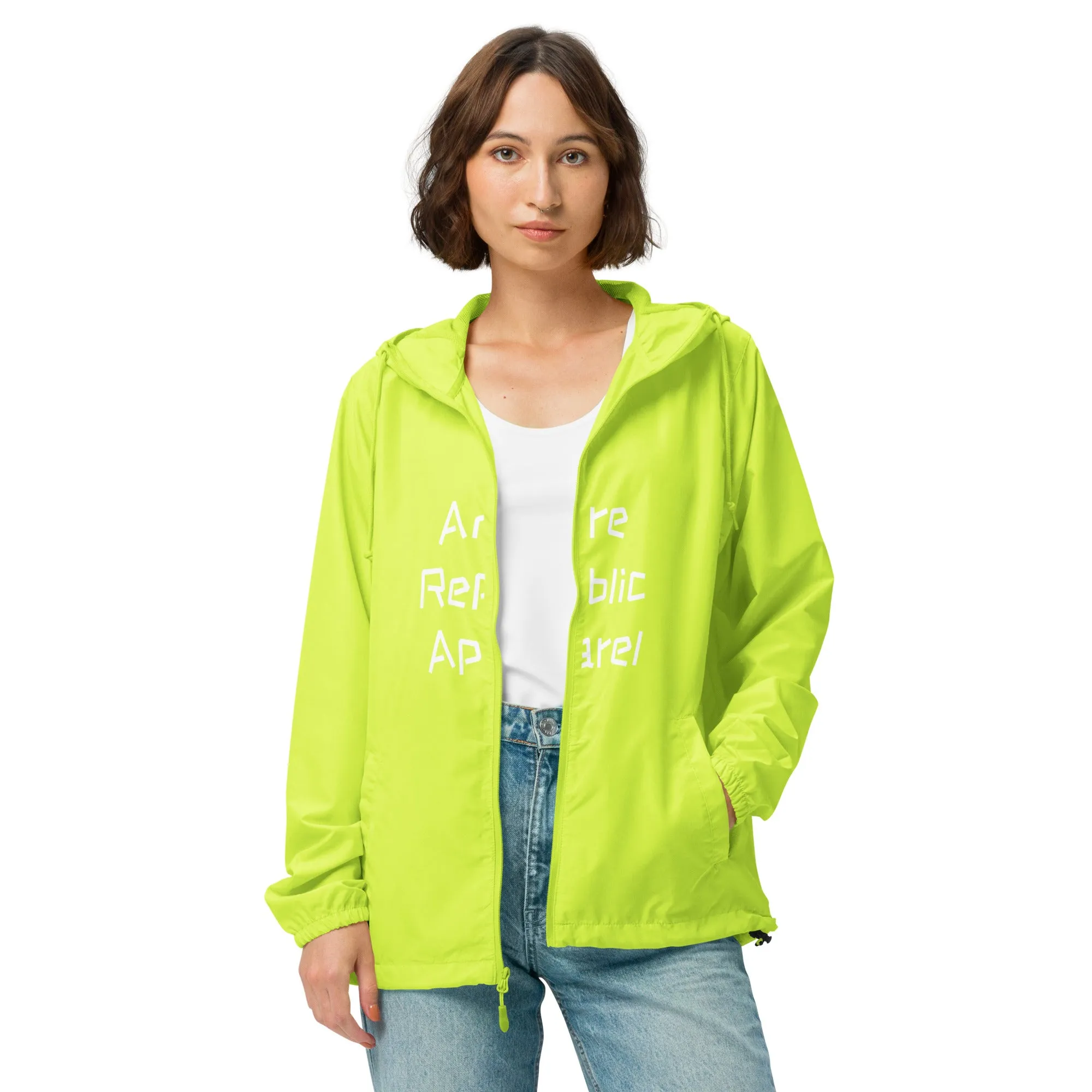 Andre Republic Unisex lightweight zip up windbreaker