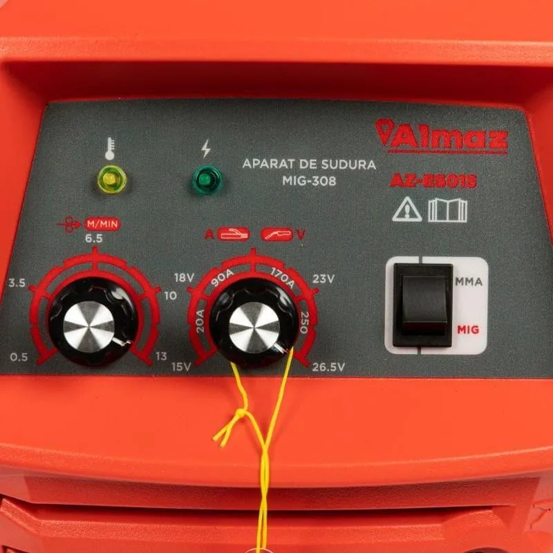 Aparat de sudură AZ-ES015 MIG/MMA, 308A, 220V, 14.6 kVA, IGBT