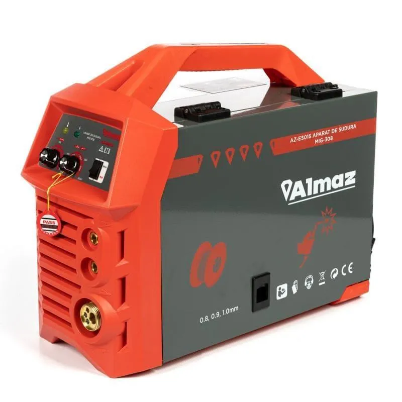 Aparat de sudură AZ-ES015 MIG/MMA, 308A, 220V, 14.6 kVA, IGBT