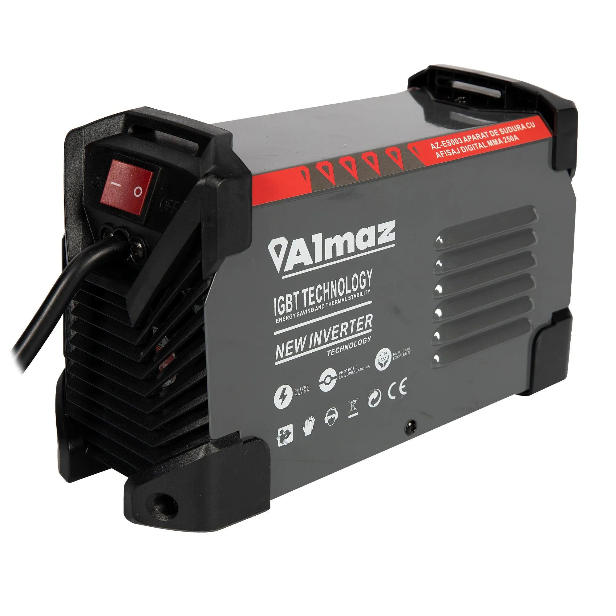 Aparat de Sudură Digital MMA 270, Invertor IGBT, Almaz, 30-270A, 220V