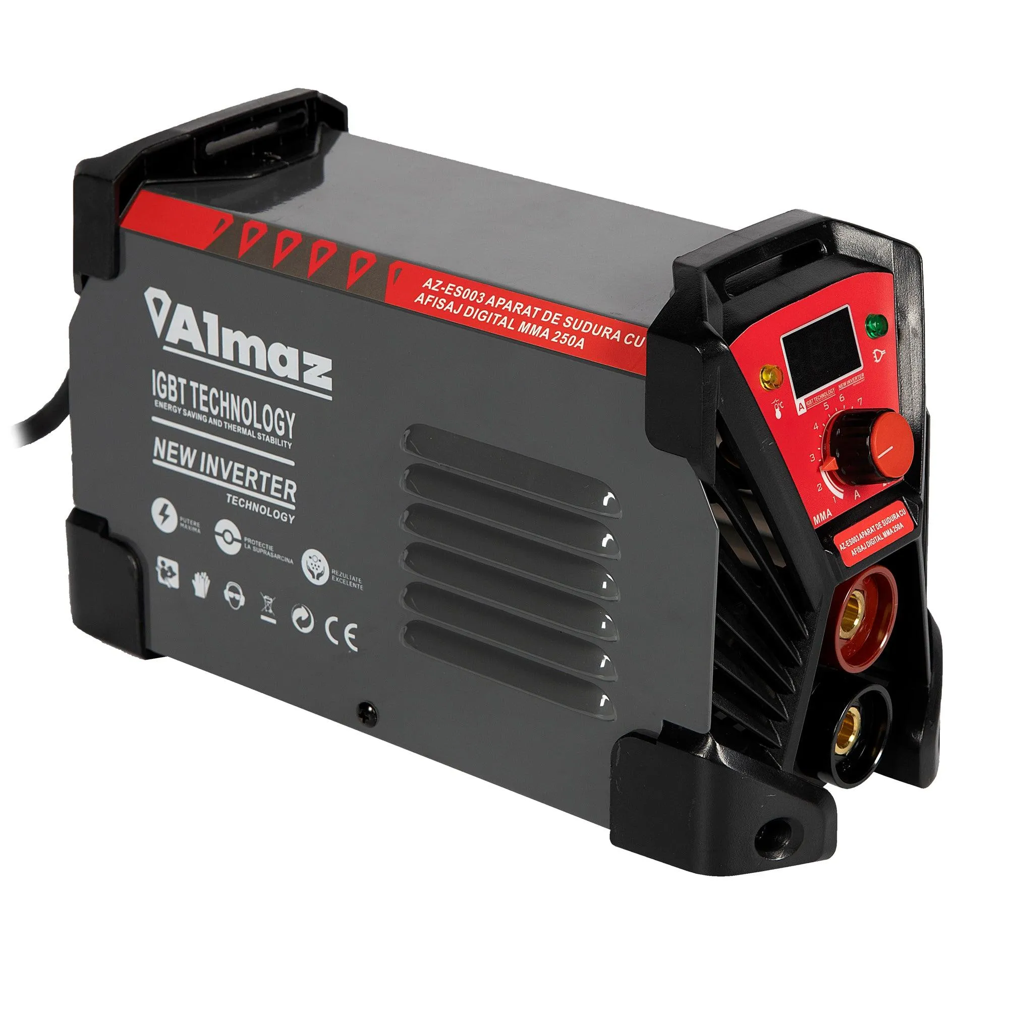 Aparat de Sudură Digital MMA 270, Invertor IGBT, Almaz, 30-270A, 220V