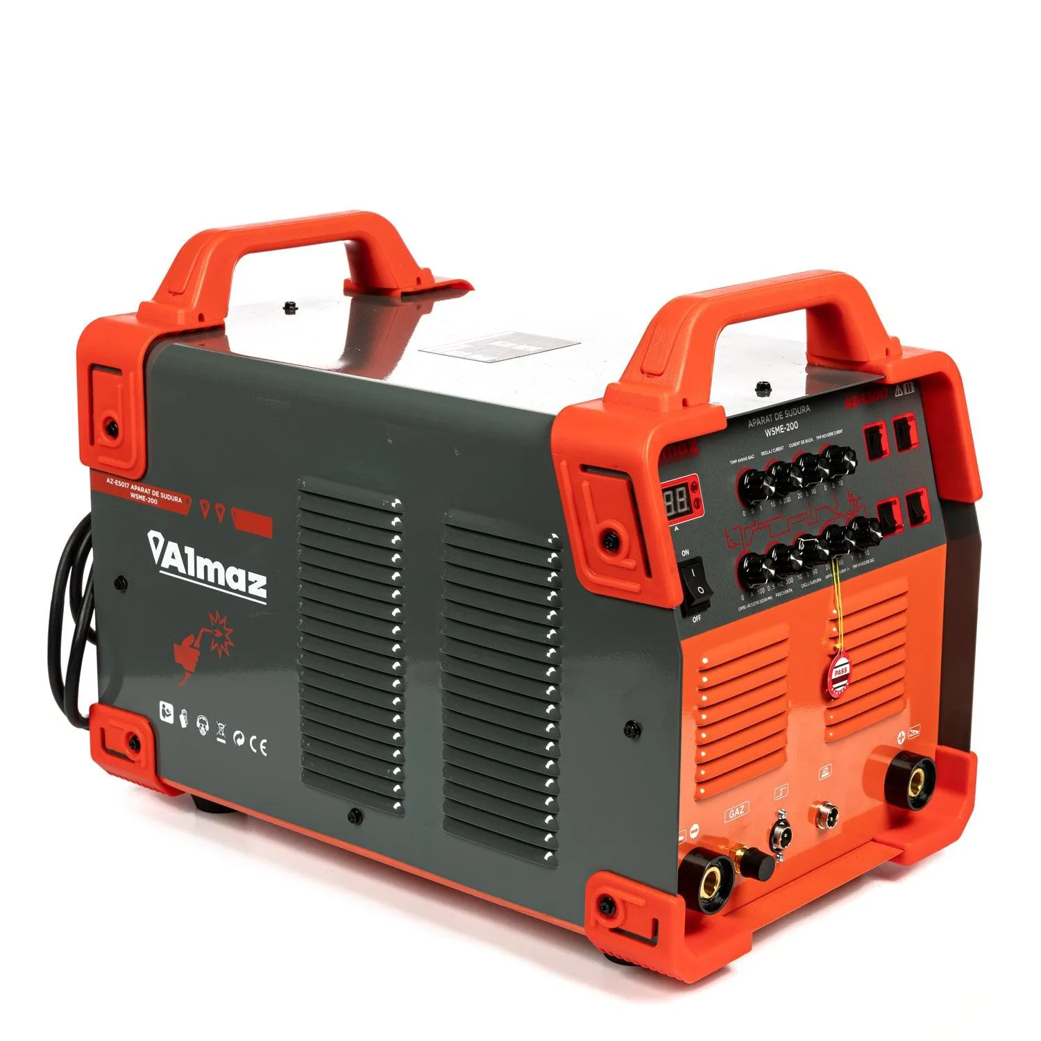 Aparat de sudura si taiere ALMAZ MMA/TIG/Plasma, 200A, 220V, 5 kVa
