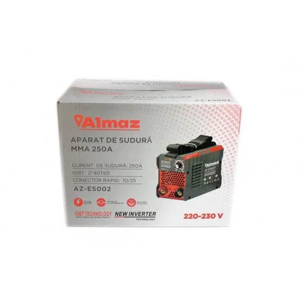 Aparat Sudura Almaz, Mma 250A, Electrod 1.6-5Mm Accesorii Incluse
