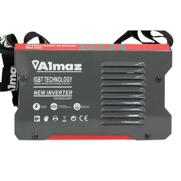 Aparat Sudura Almaz, Mma 250A, Electrod 1.6-5Mm Accesorii Incluse