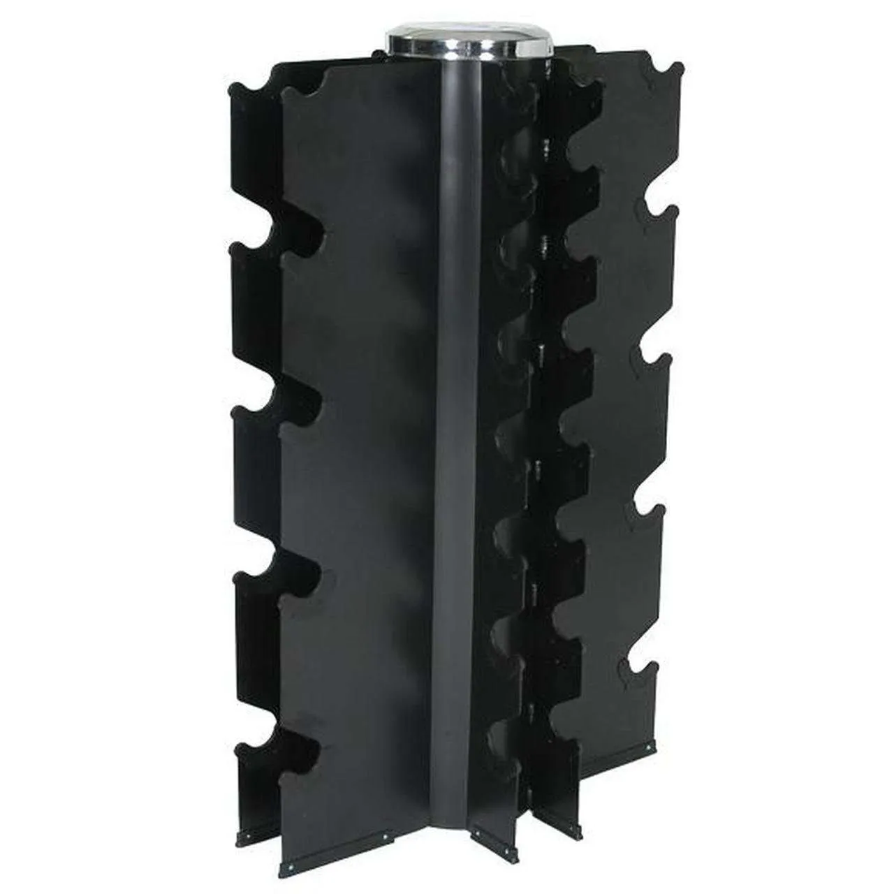 ARROW® Vertical Hex Dumbbell Rack - 4 Sided (Holds 13 Pairs)