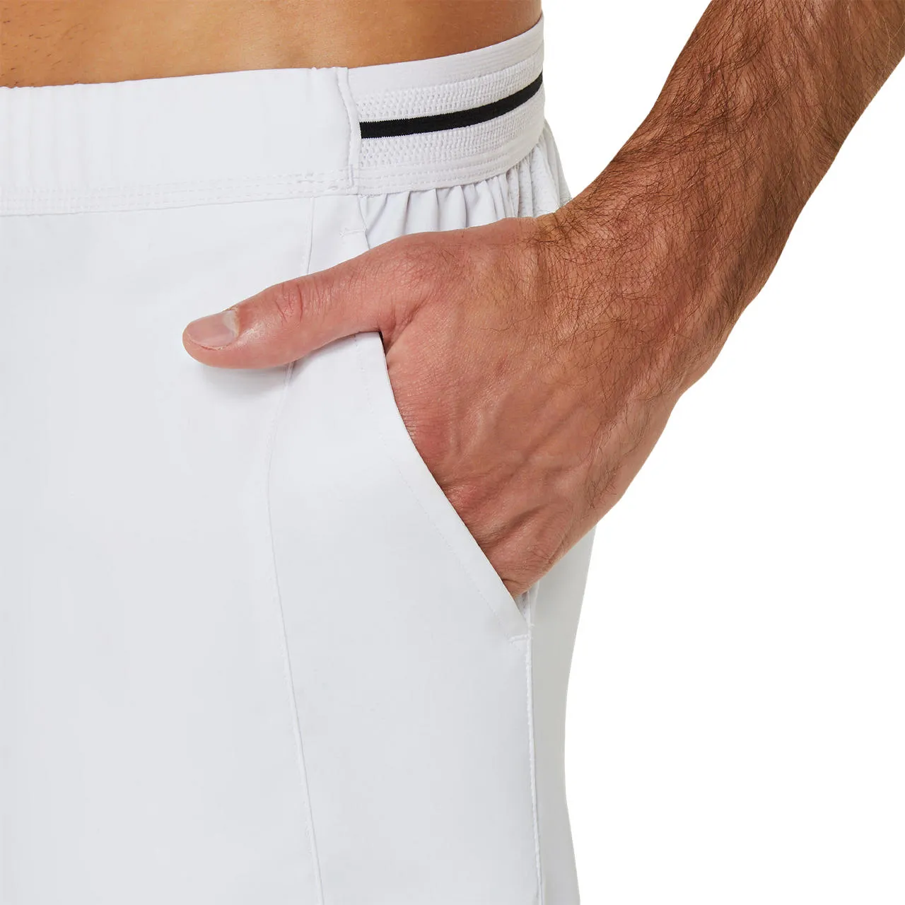 Asics Men's Match Short 7-Inch (White)