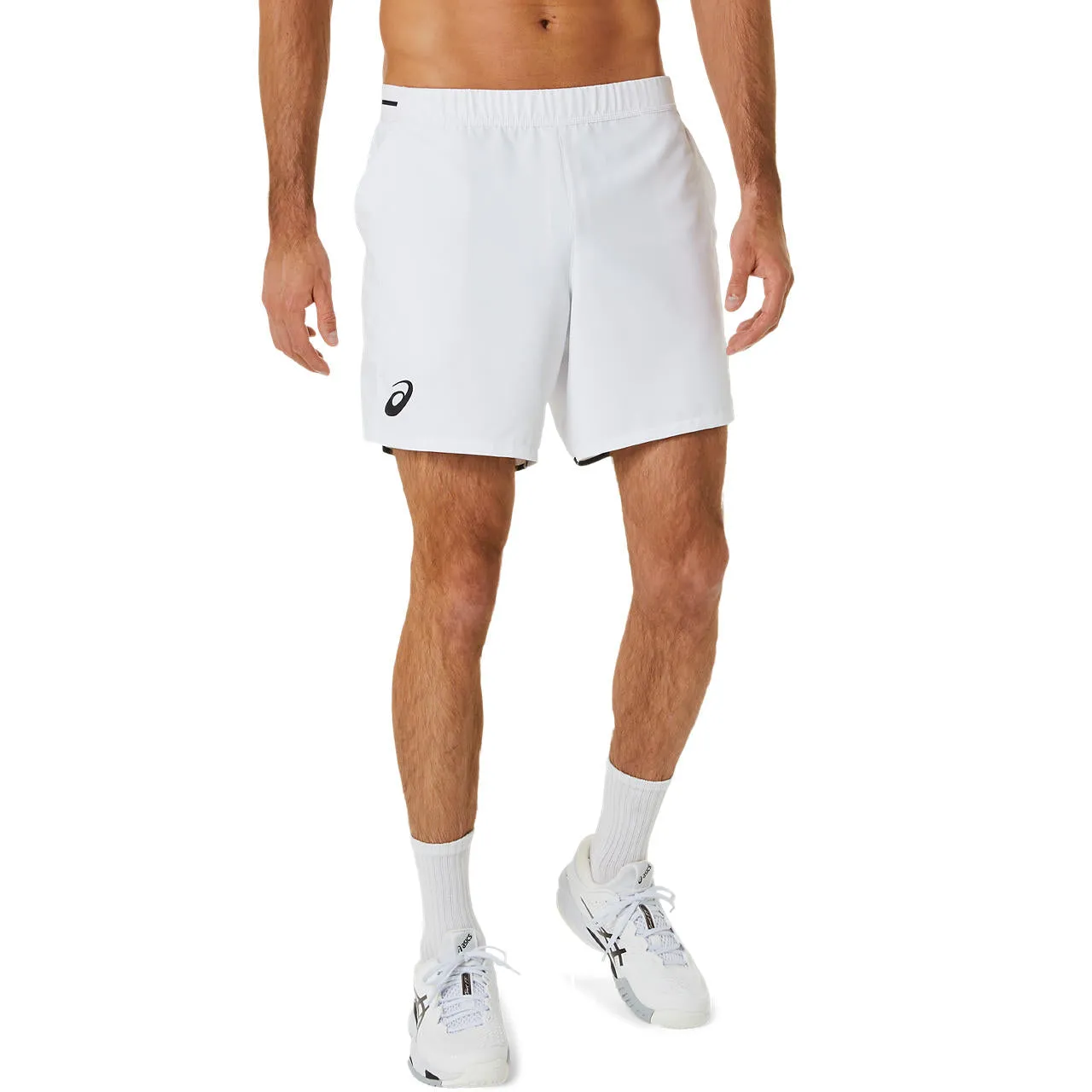 Asics Men's Match Short 7-Inch (White)