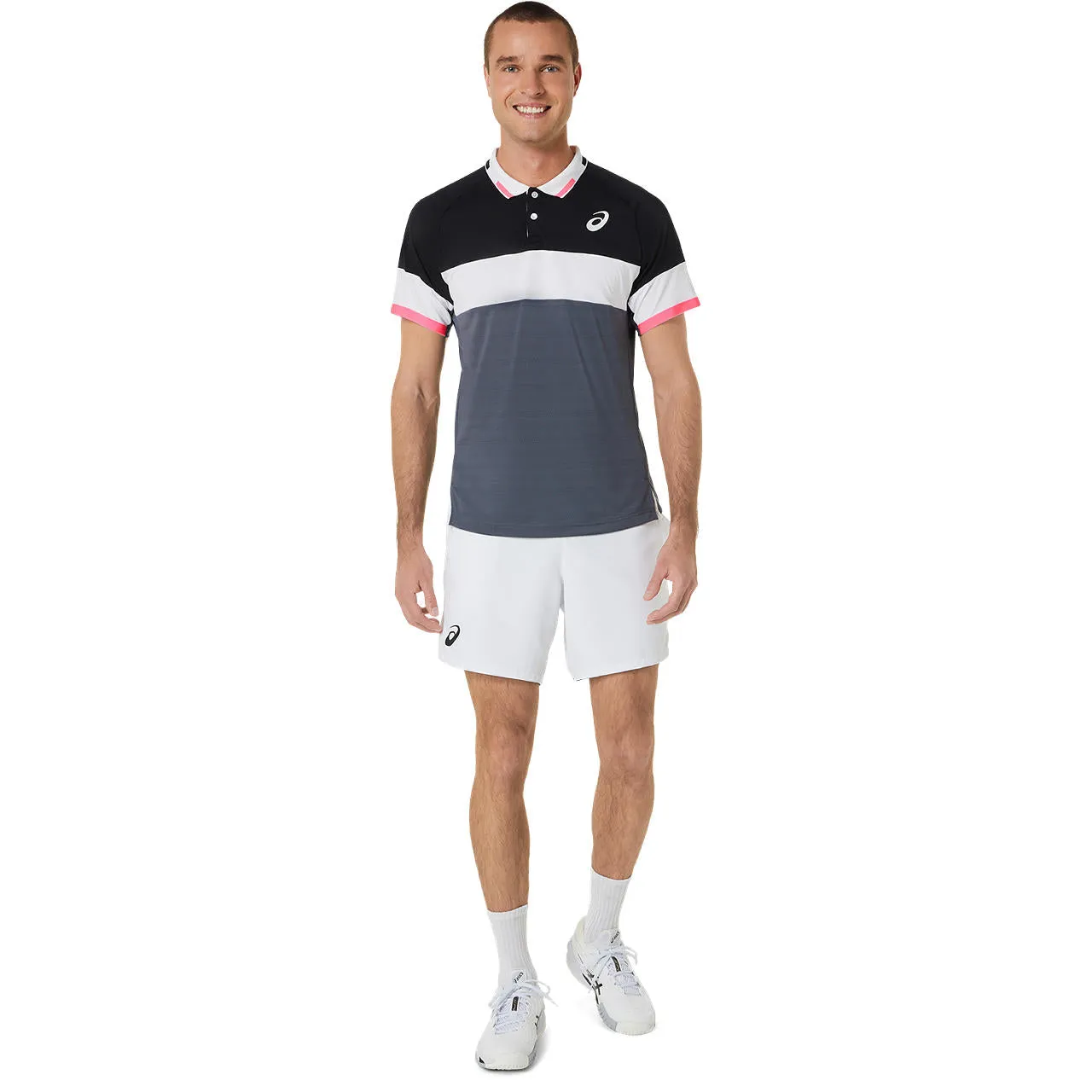 Asics Men's Match Short 7-Inch (White)