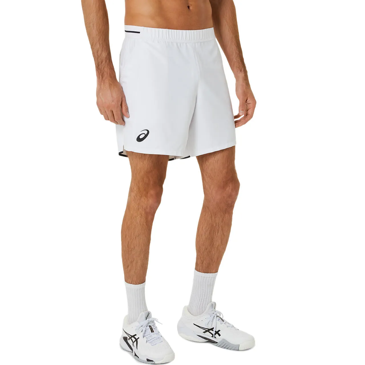 Asics Men's Match Short 7-Inch (White)