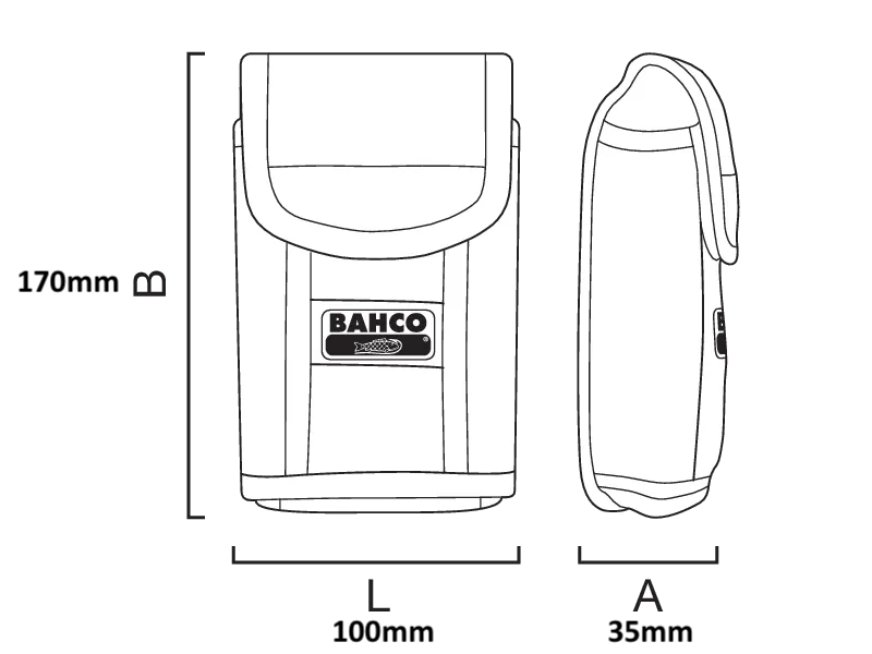 Bahco 4750-Vmph-1 Vertical Mobile Phone Holder