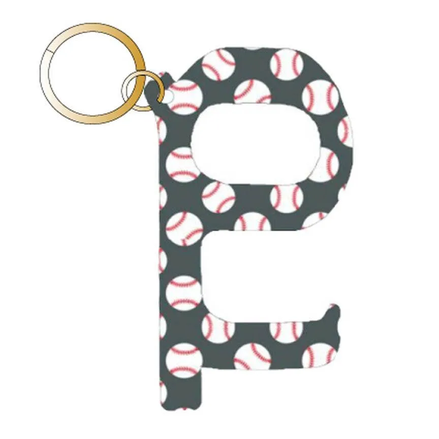 Baseball Hands Free Key Chain and Door Opener