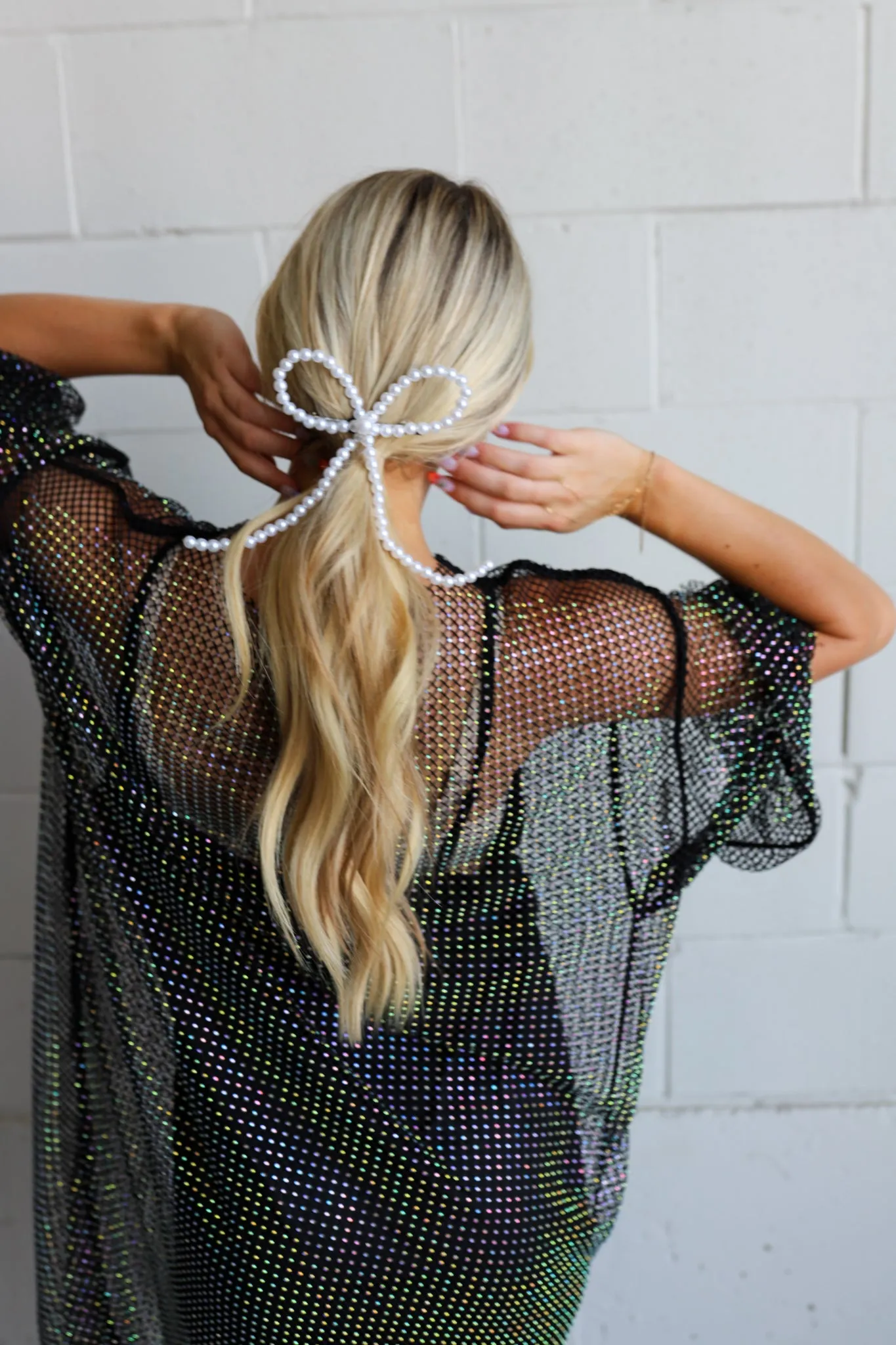 BEST DRESS OVERSIZED PEARL BOW