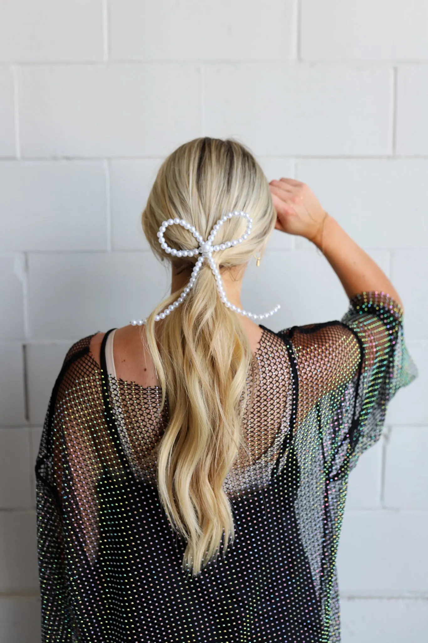 BEST DRESS OVERSIZED PEARL BOW