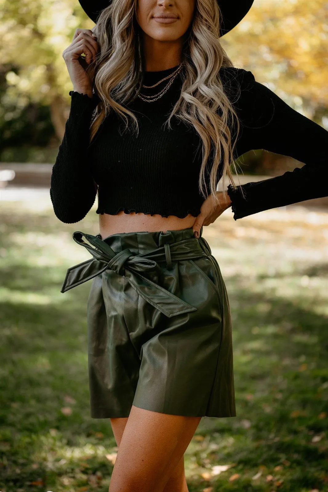 Bow On Top Shorts