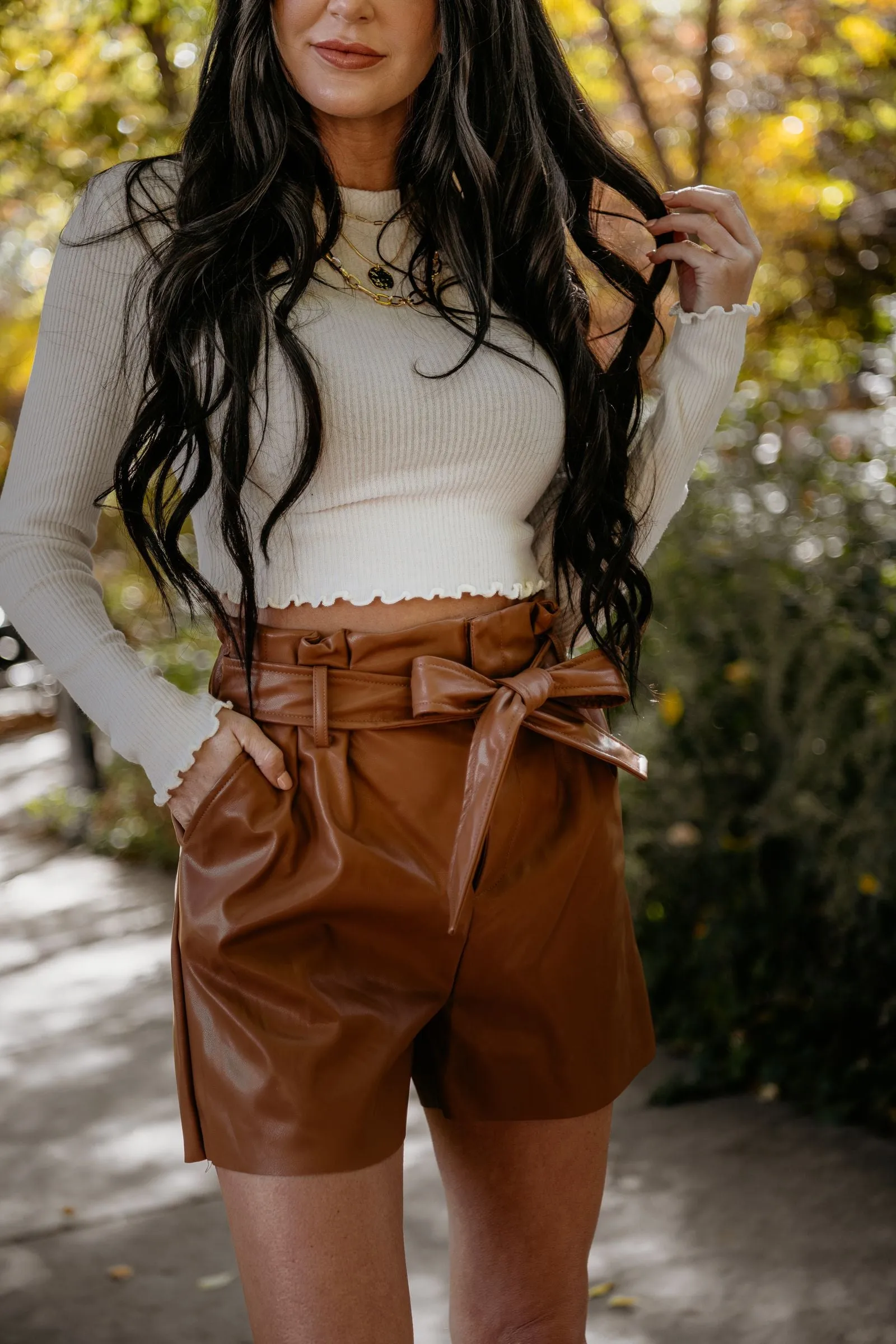 Bow On Top Shorts