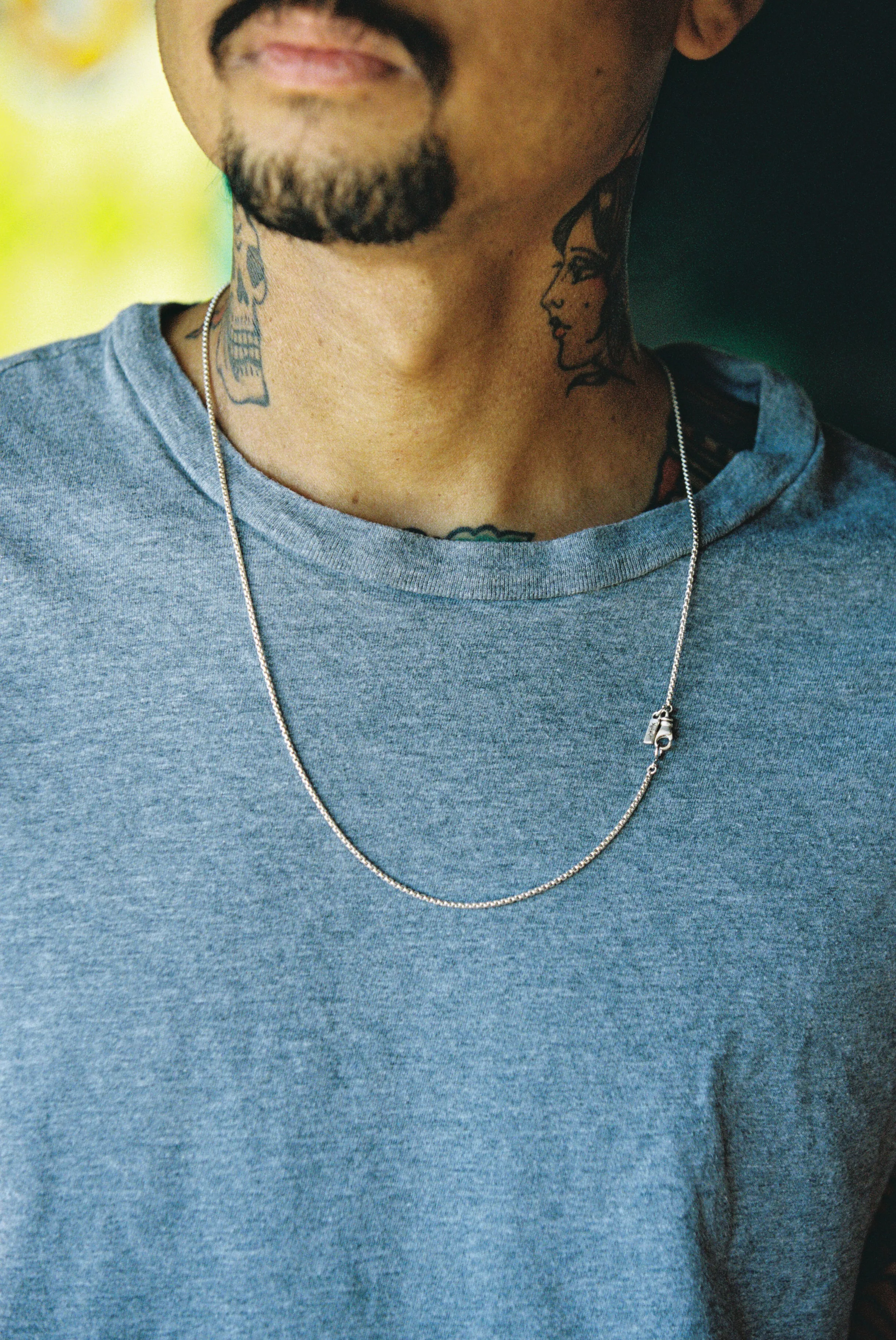 Box Chain Necklace in Sterling Silver, 1.80mm