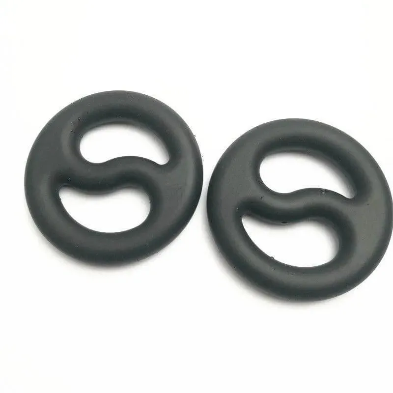 Brutus Yin Yang Silicone Cock and Ball Duo Ring
