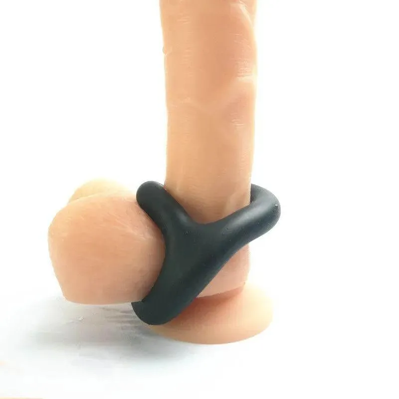 Brutus Yin Yang Silicone Cock and Ball Duo Ring