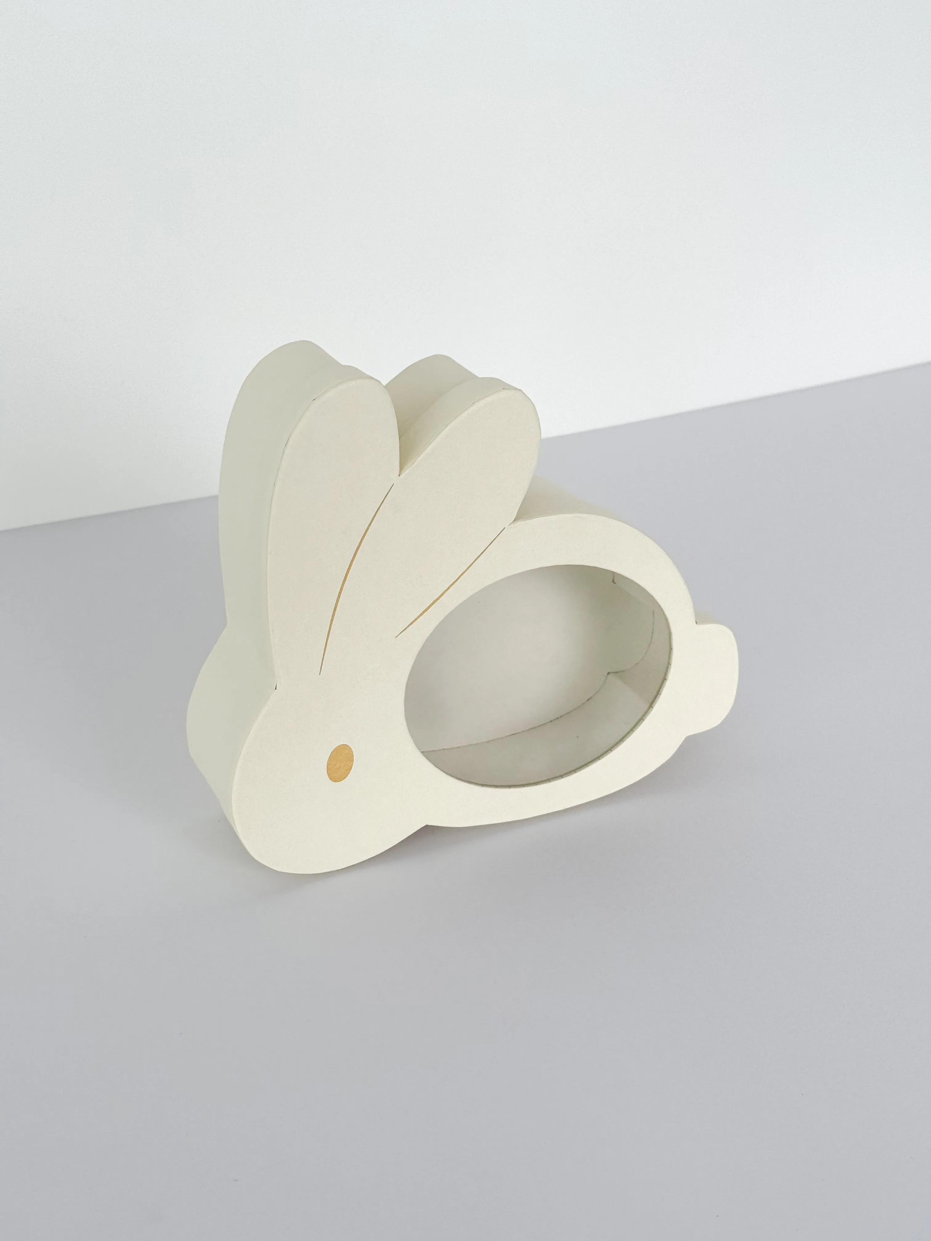 Bunny-Shaped Flower Box with Clear Window – Cute & Unique Floral Gift