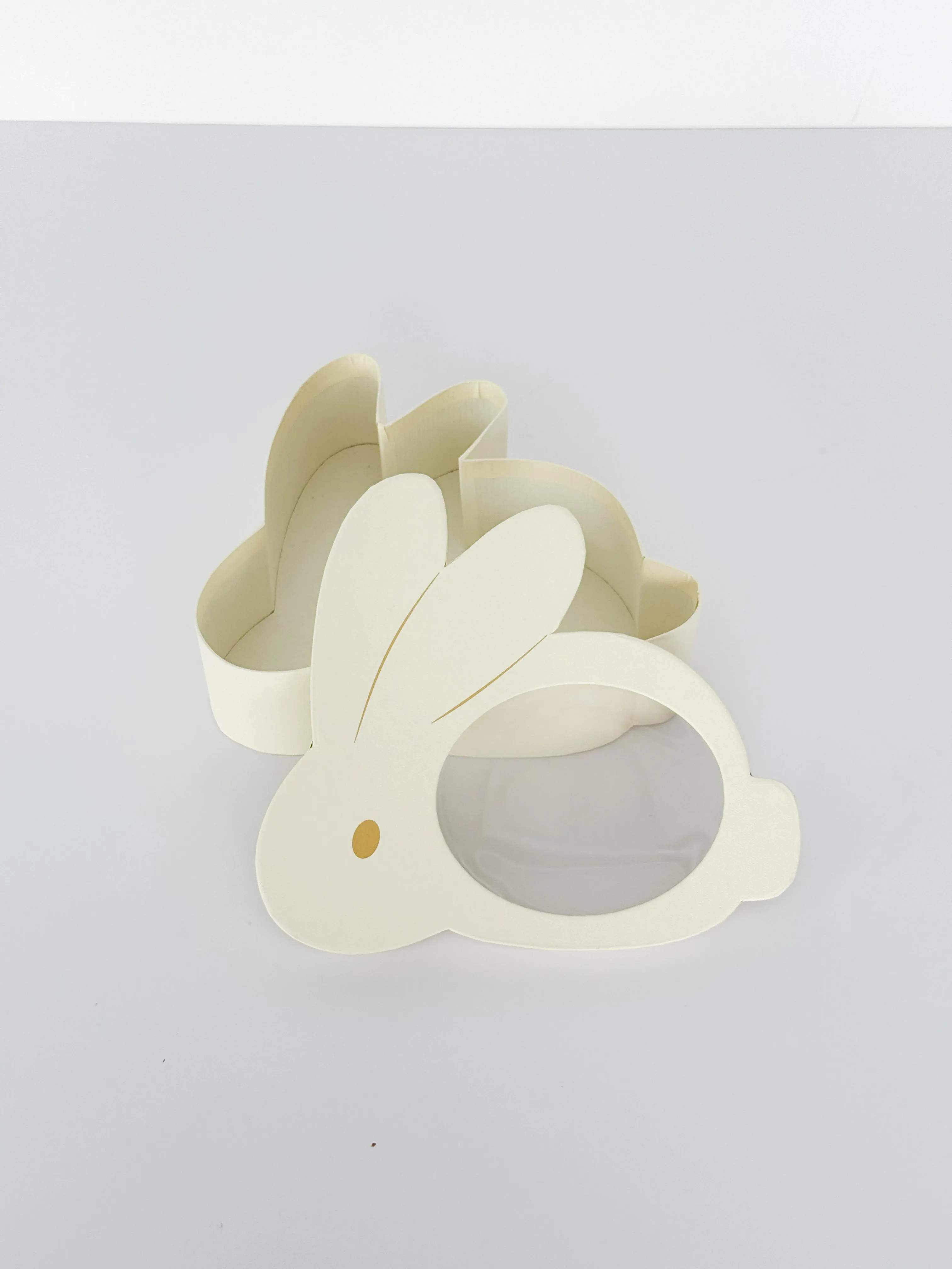 Bunny-Shaped Flower Box with Clear Window – Cute & Unique Floral Gift