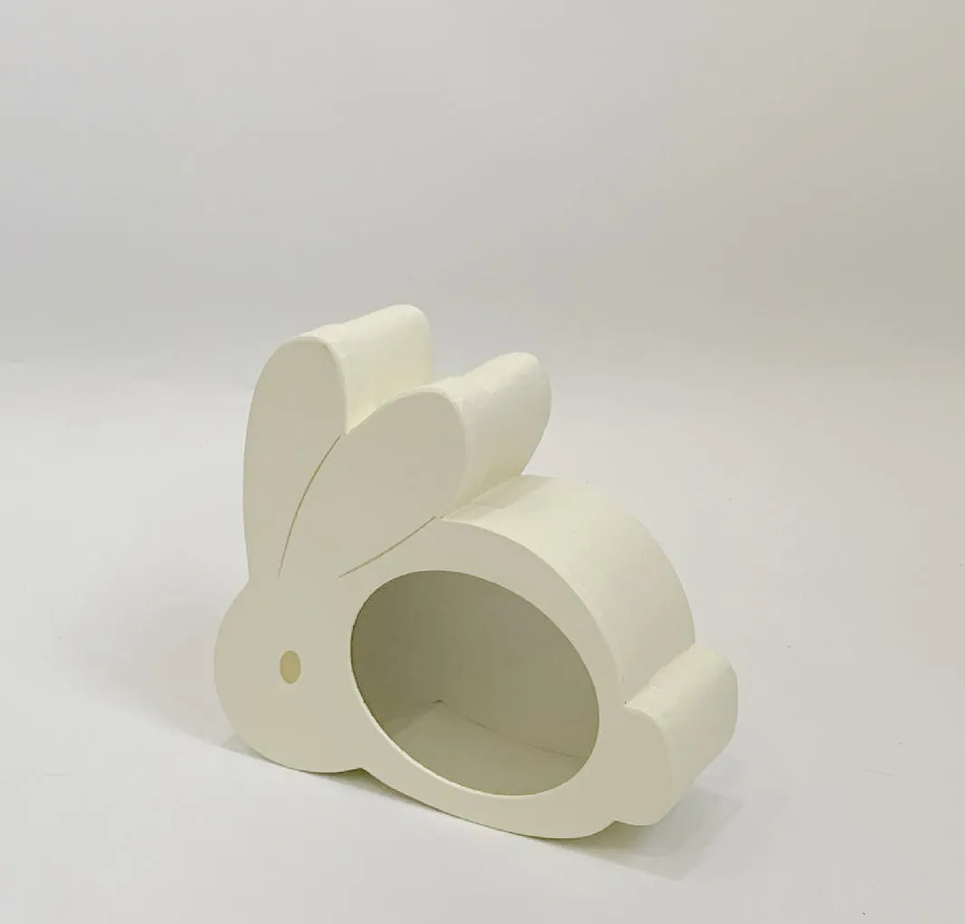 Bunny-Shaped Flower Box with Clear Window – Cute & Unique Floral Gift
