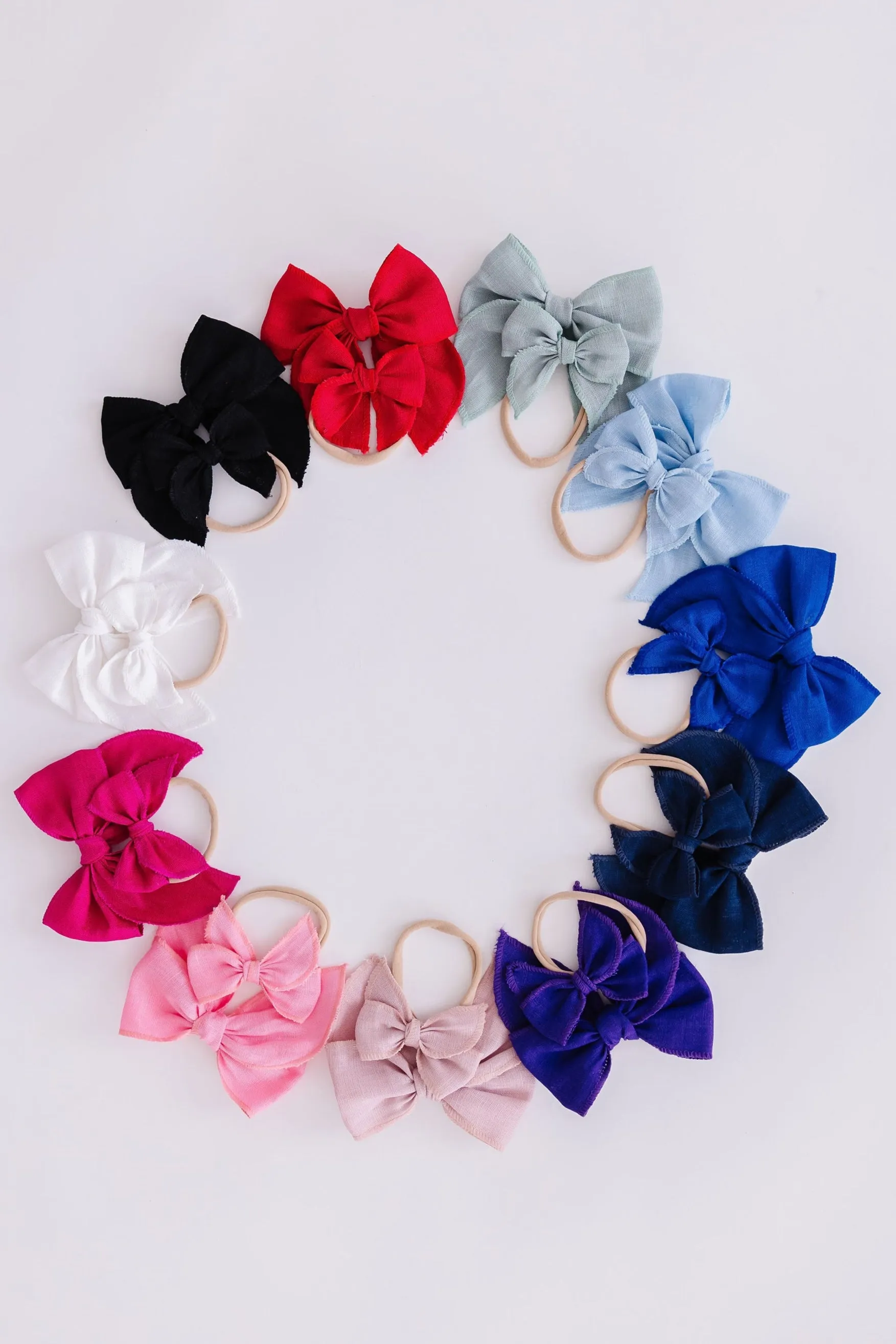 Classic Hair Bow - Red