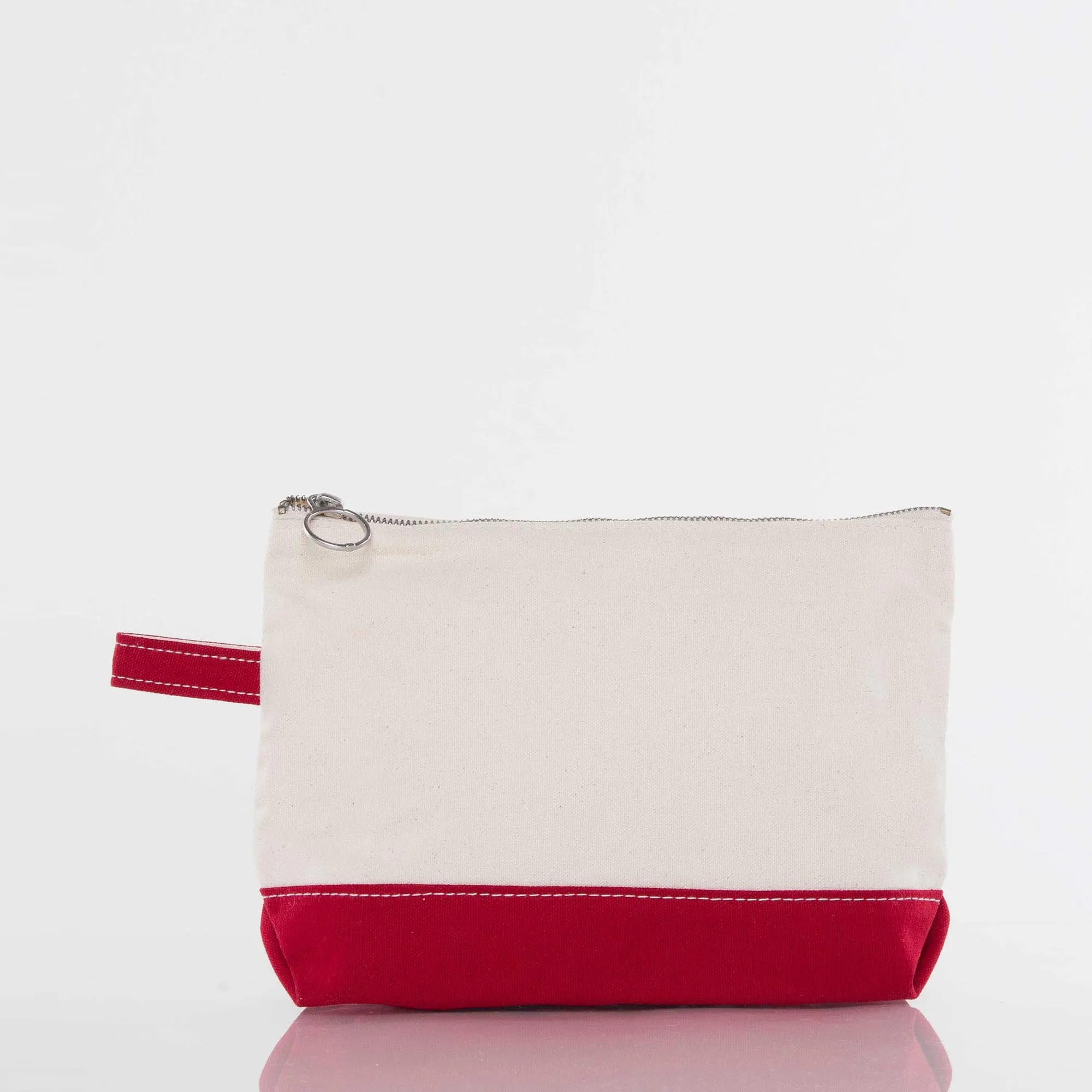 Colorblock Canvas Pouch